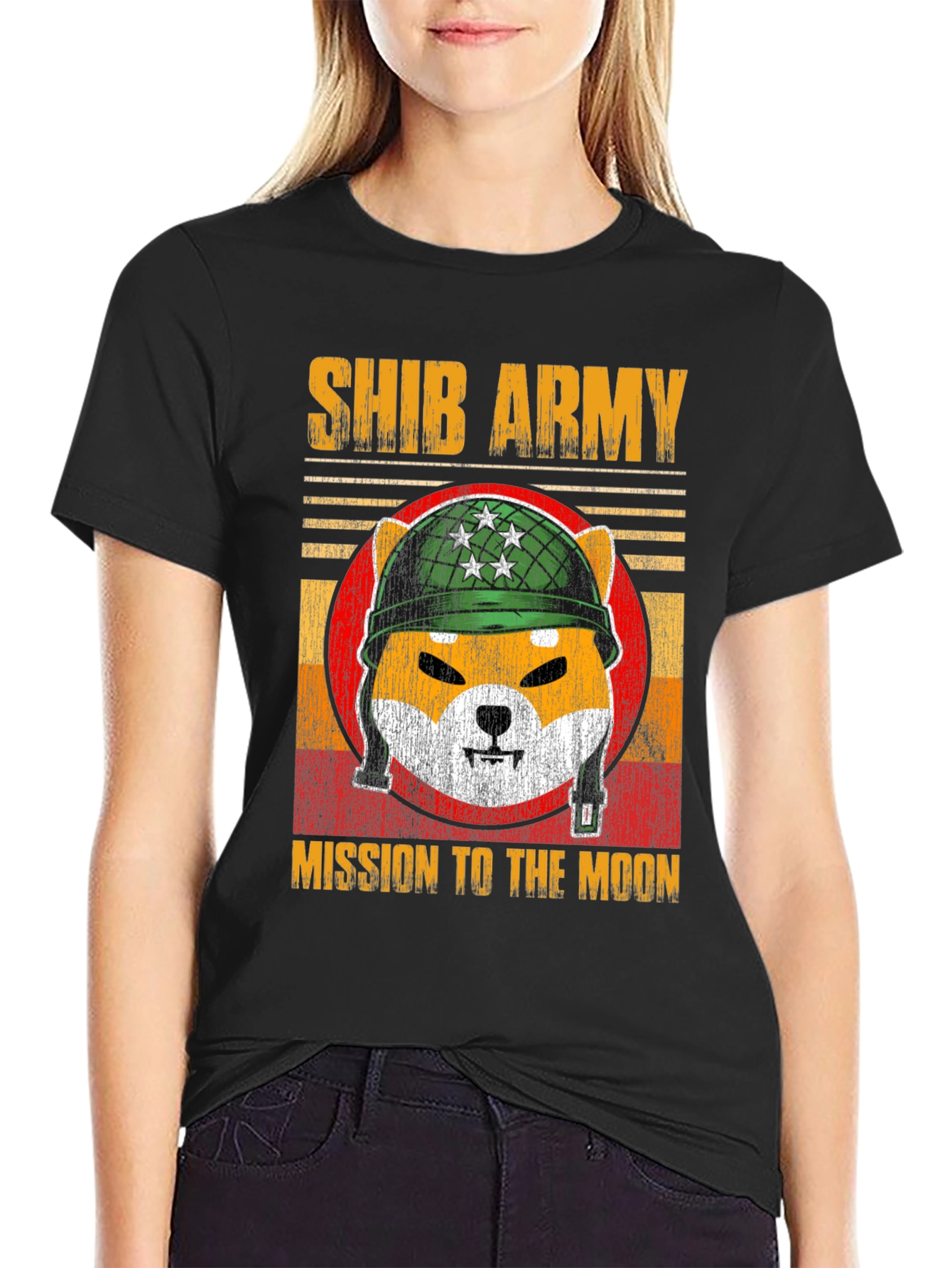 Shib Army Mission to the Moon T-Shirt