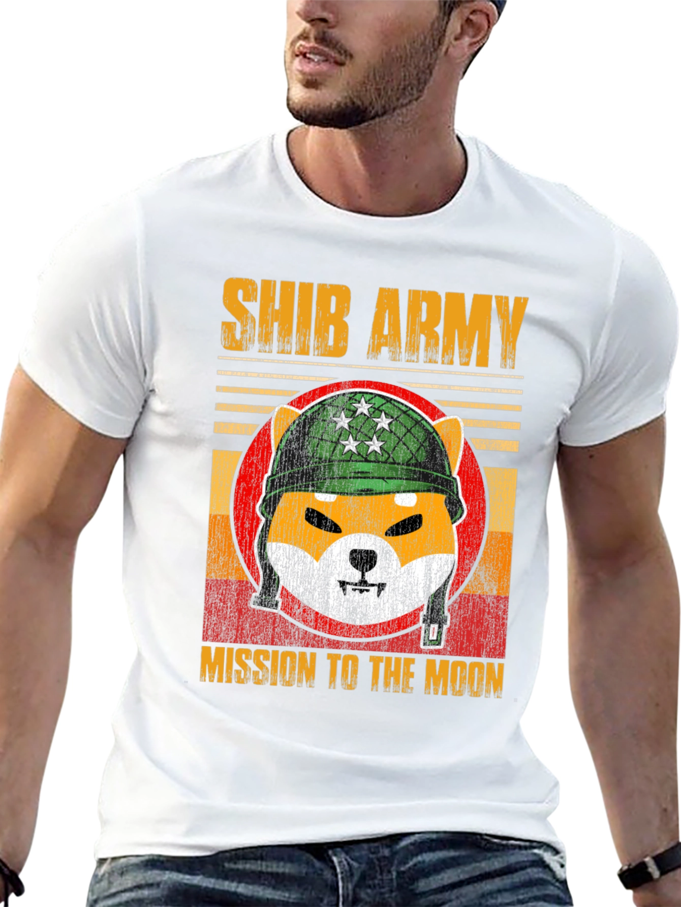 Shib Army Mission to the Moon T-Shirt