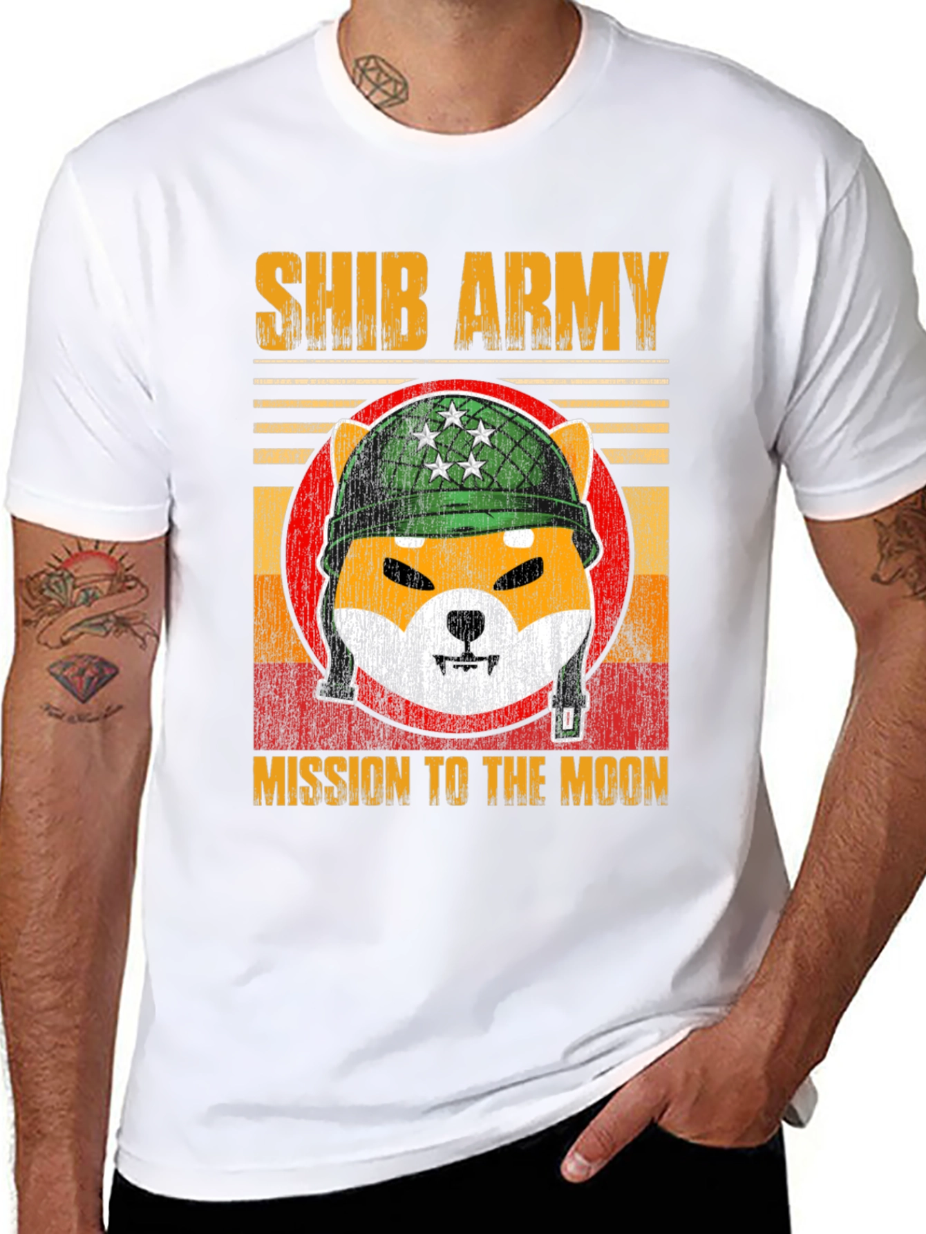 Shib Army Mission to the Moon T-Shirt
