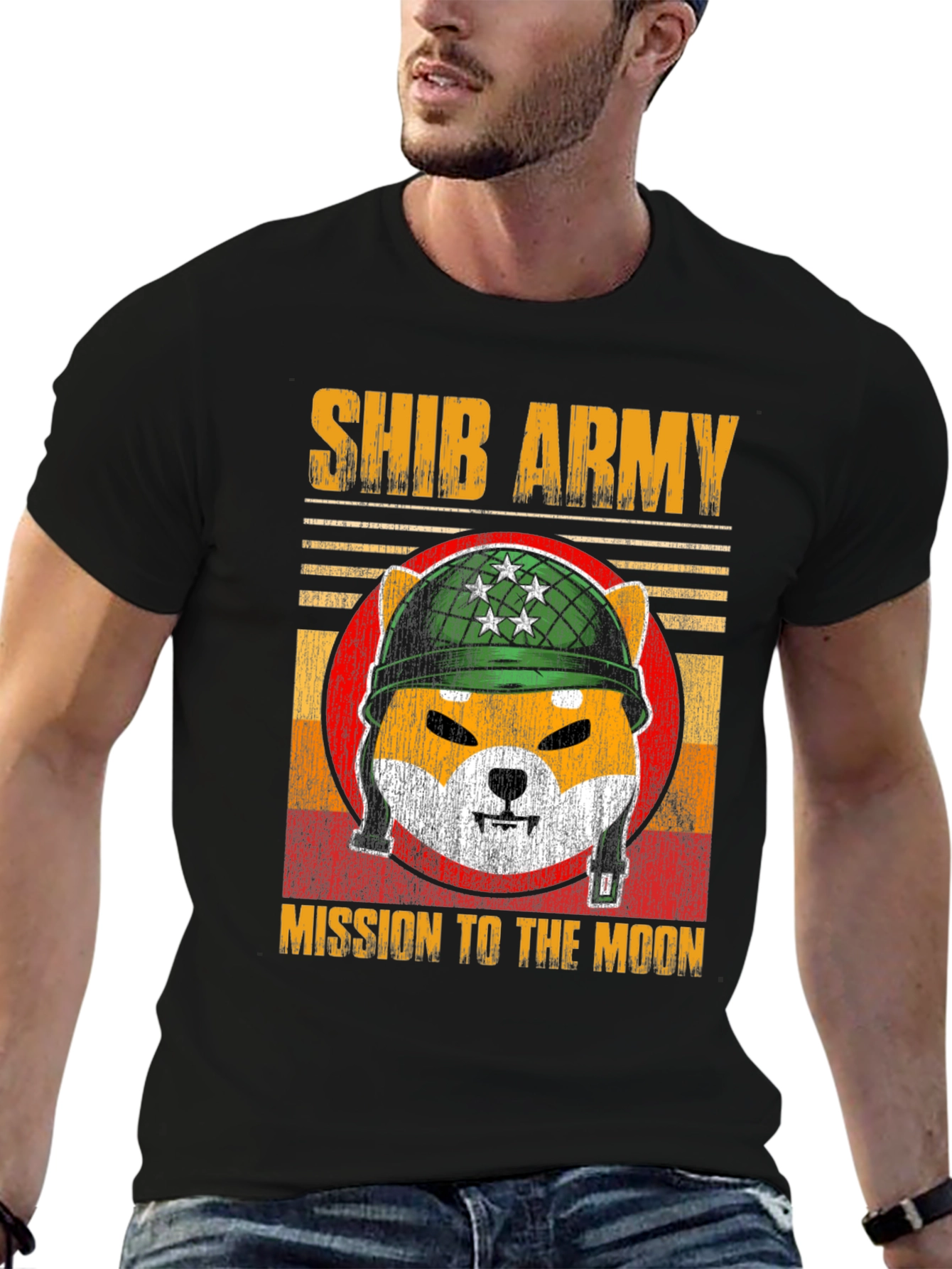 Shib Army Mission to the Moon T-Shirt