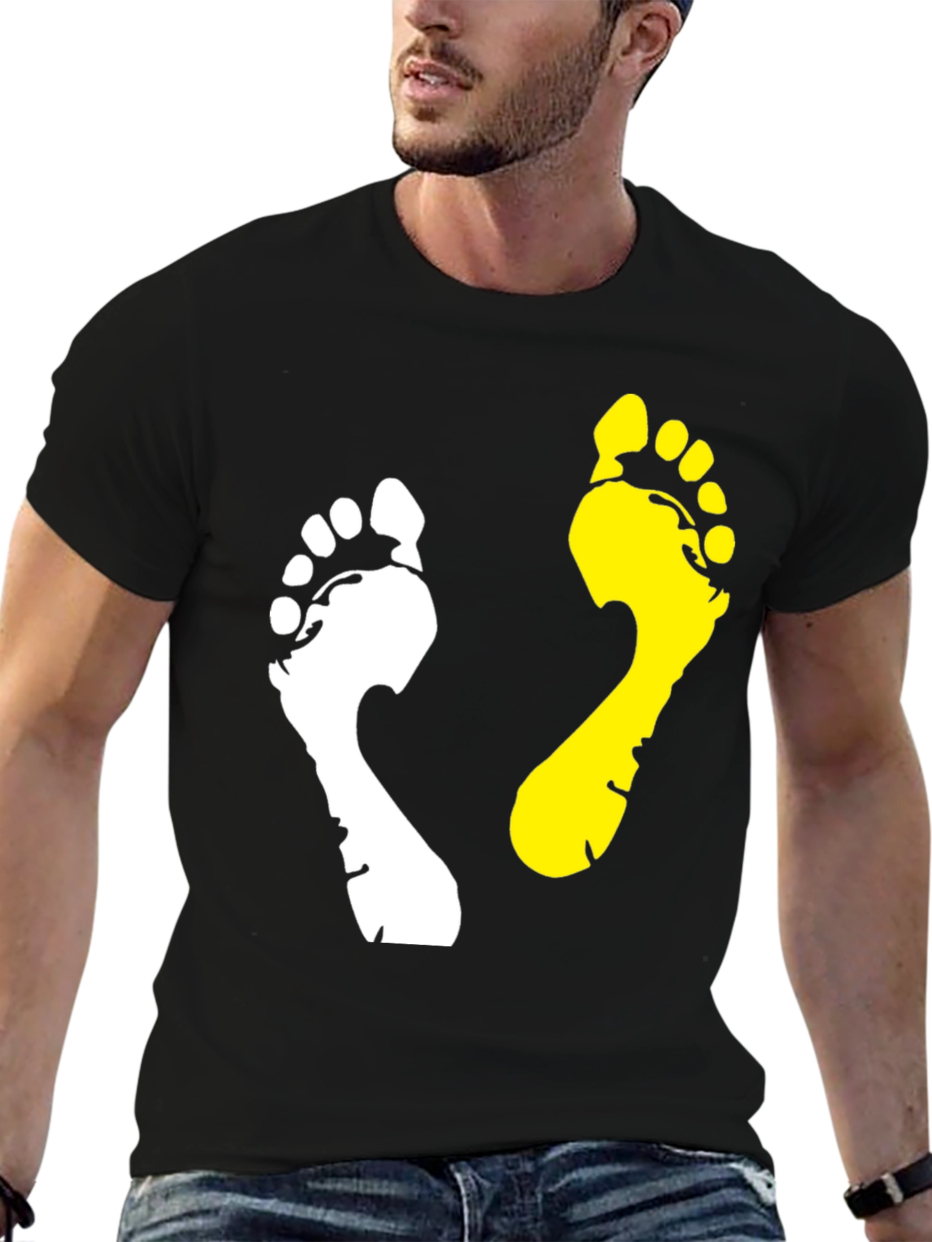 Yin Yang Footprint T-Shirt