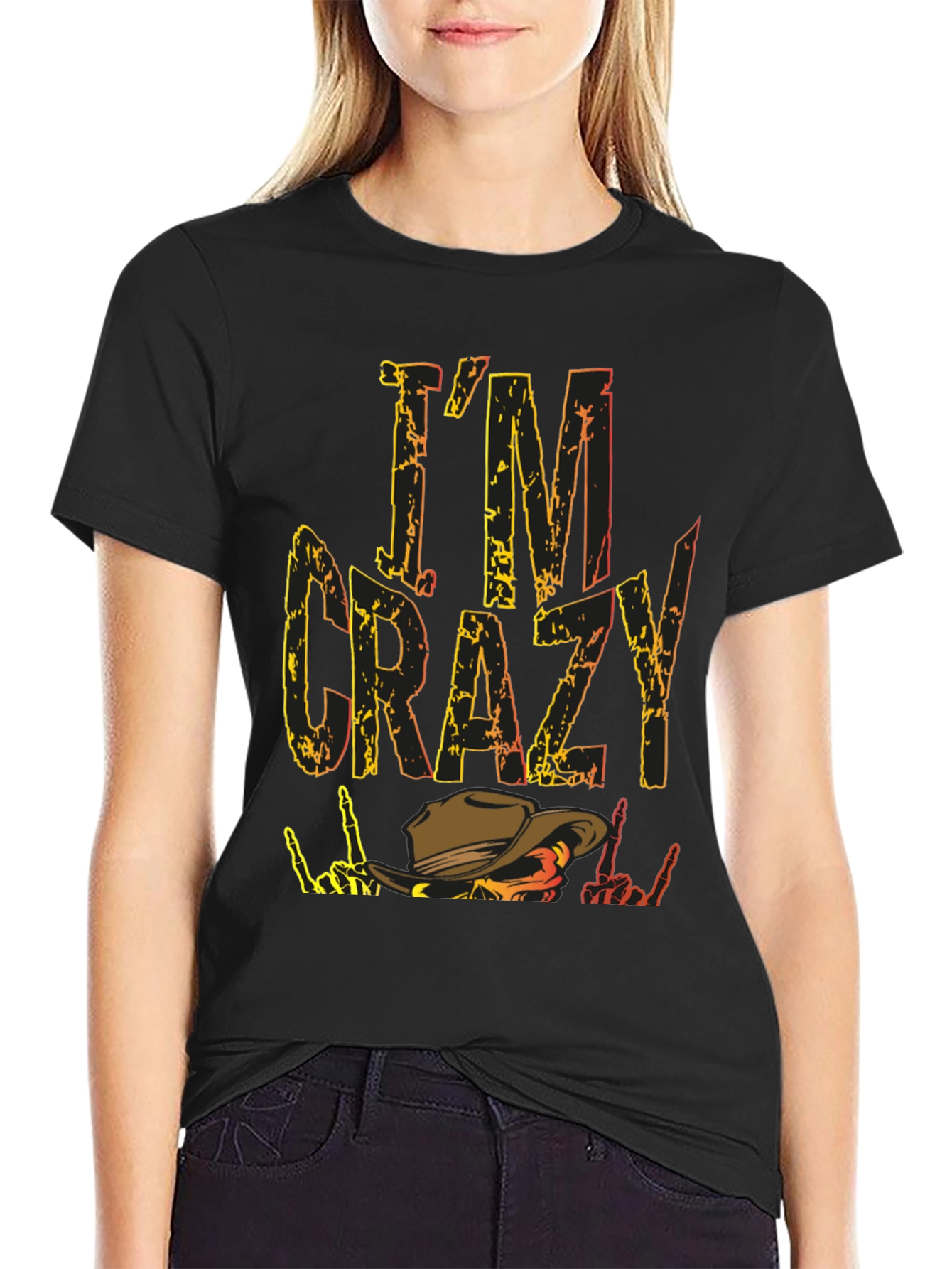 Im Crazy Western Cowboy T-Shirt