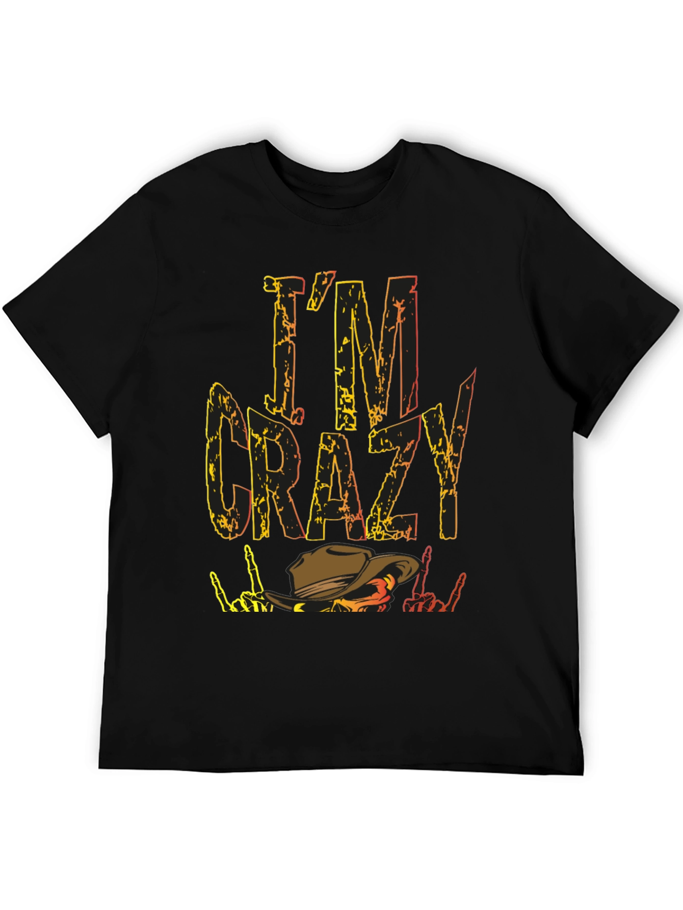 Im Crazy Western Cowboy T-Shirt