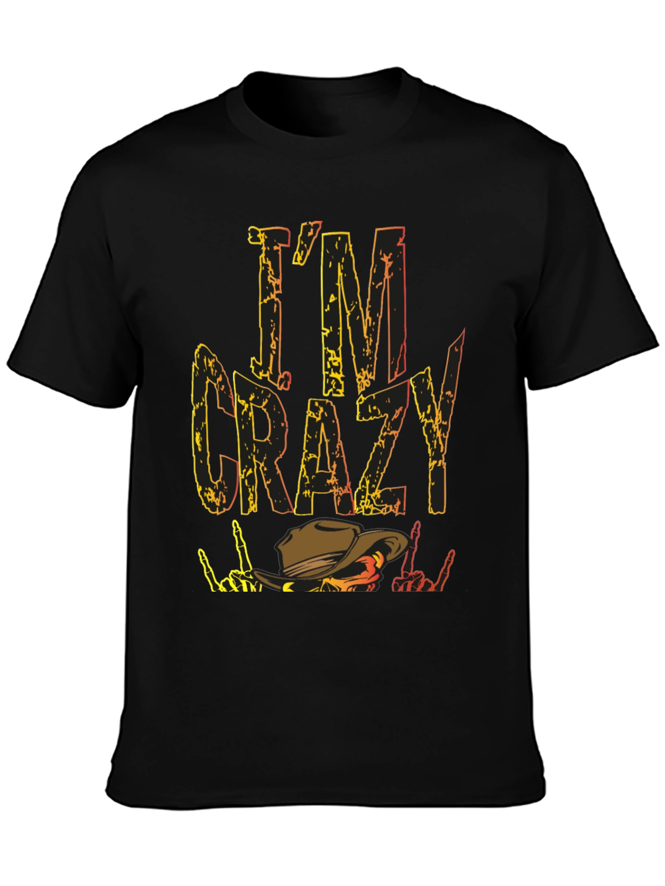 Im Crazy Western Cowboy T-Shirt