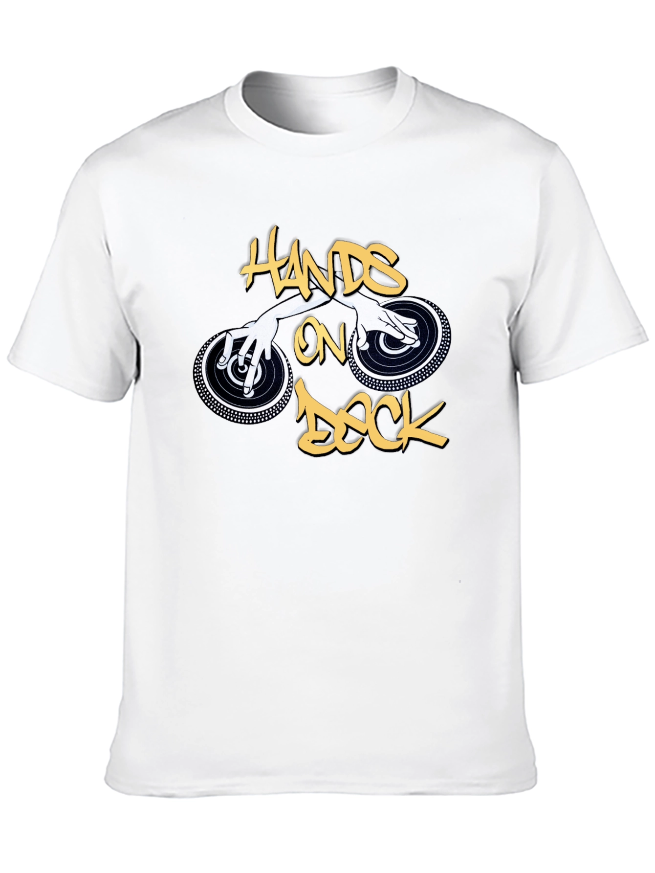 Hands on Deck Graphic Black T-Shirt