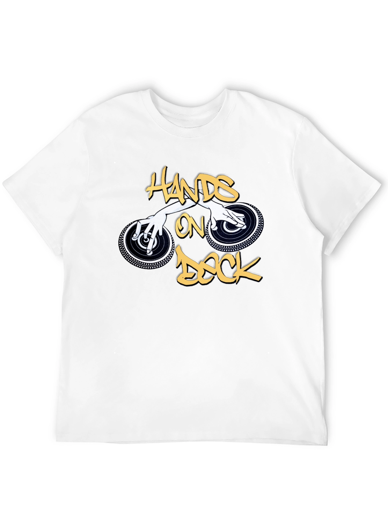 Hands on Deck Graphic Black T-Shirt