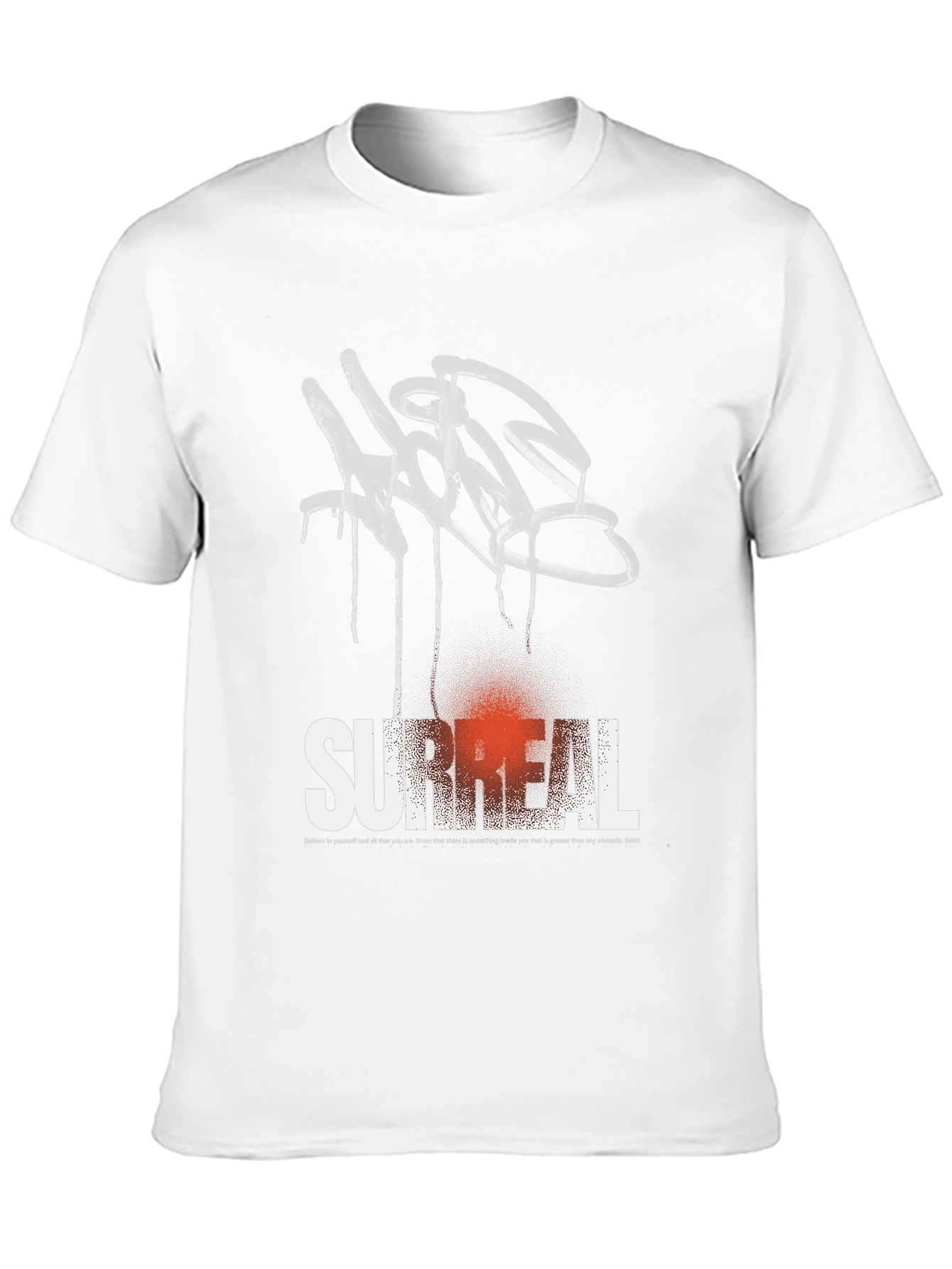 Surreal Graffiti Graphic Tee - Black