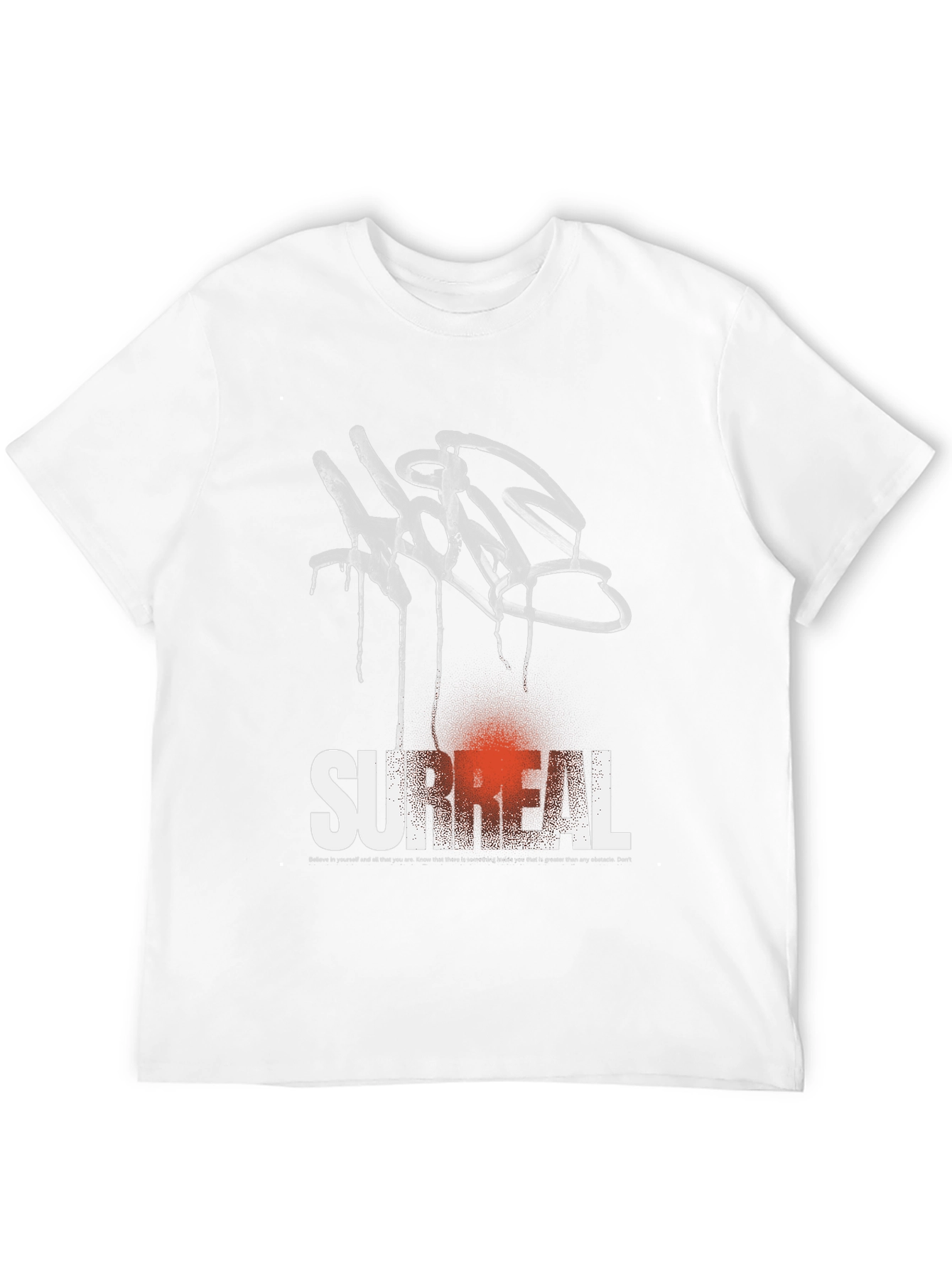 Surreal Graffiti Graphic Tee - Black