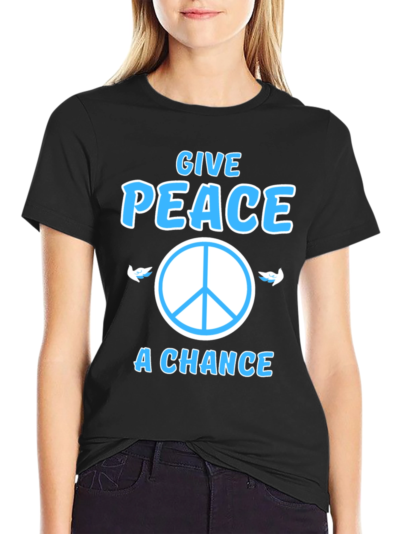 Give Peace A Chance Graphic T-Shirt