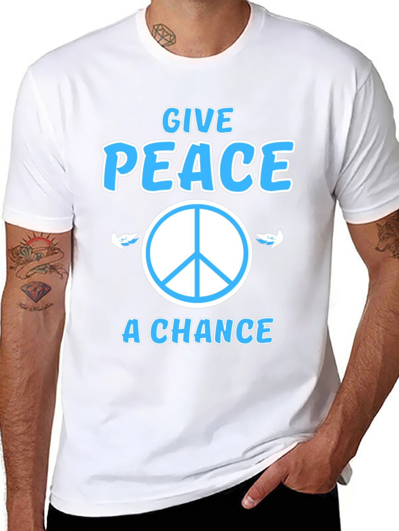 Give Peace A Chance Graphic T-Shirt