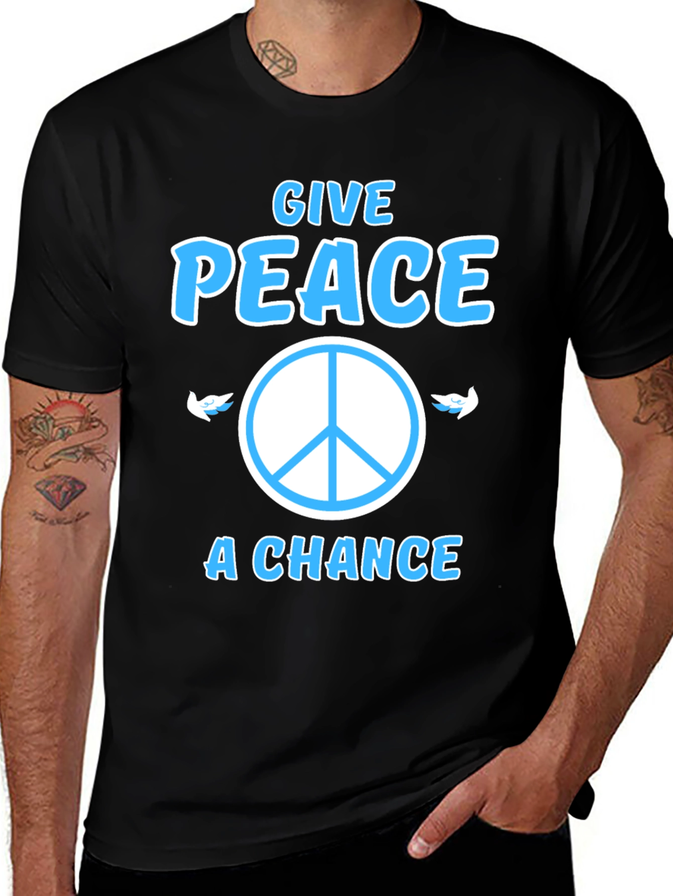 Give Peace A Chance Graphic T-Shirt