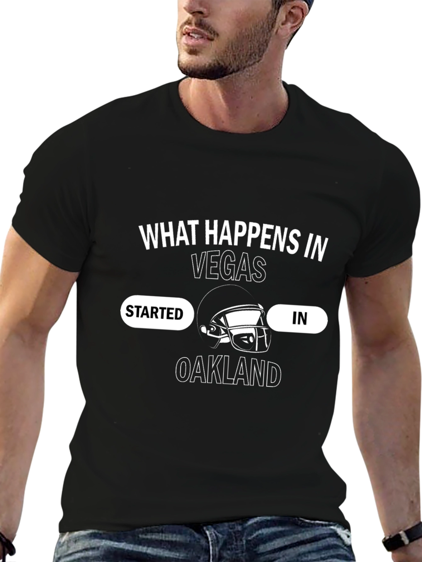 Vegas Started in Oakland Graphic Tee