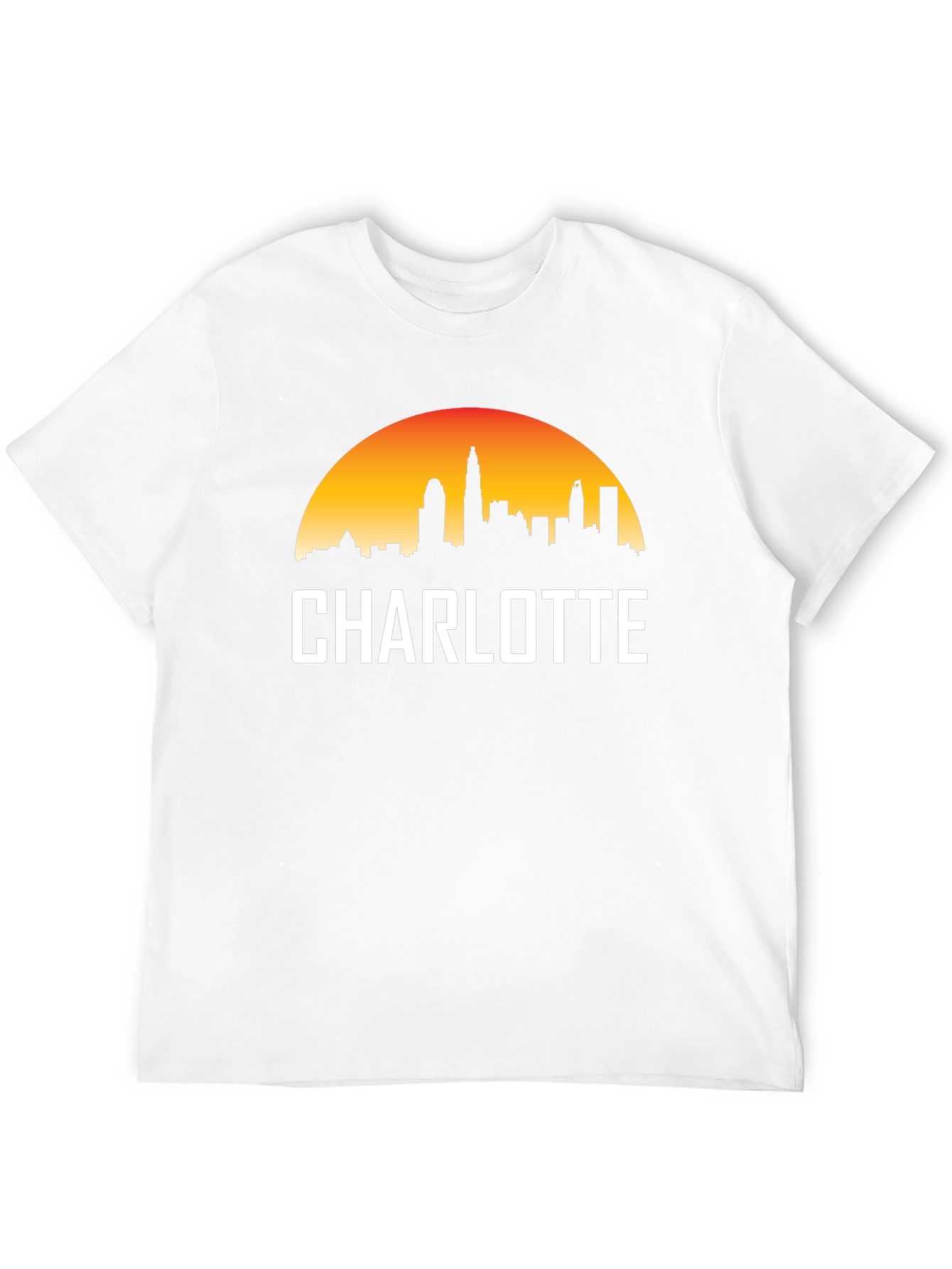 Charlotte Skyline T-Shirt - Cityscape Graphic Tee