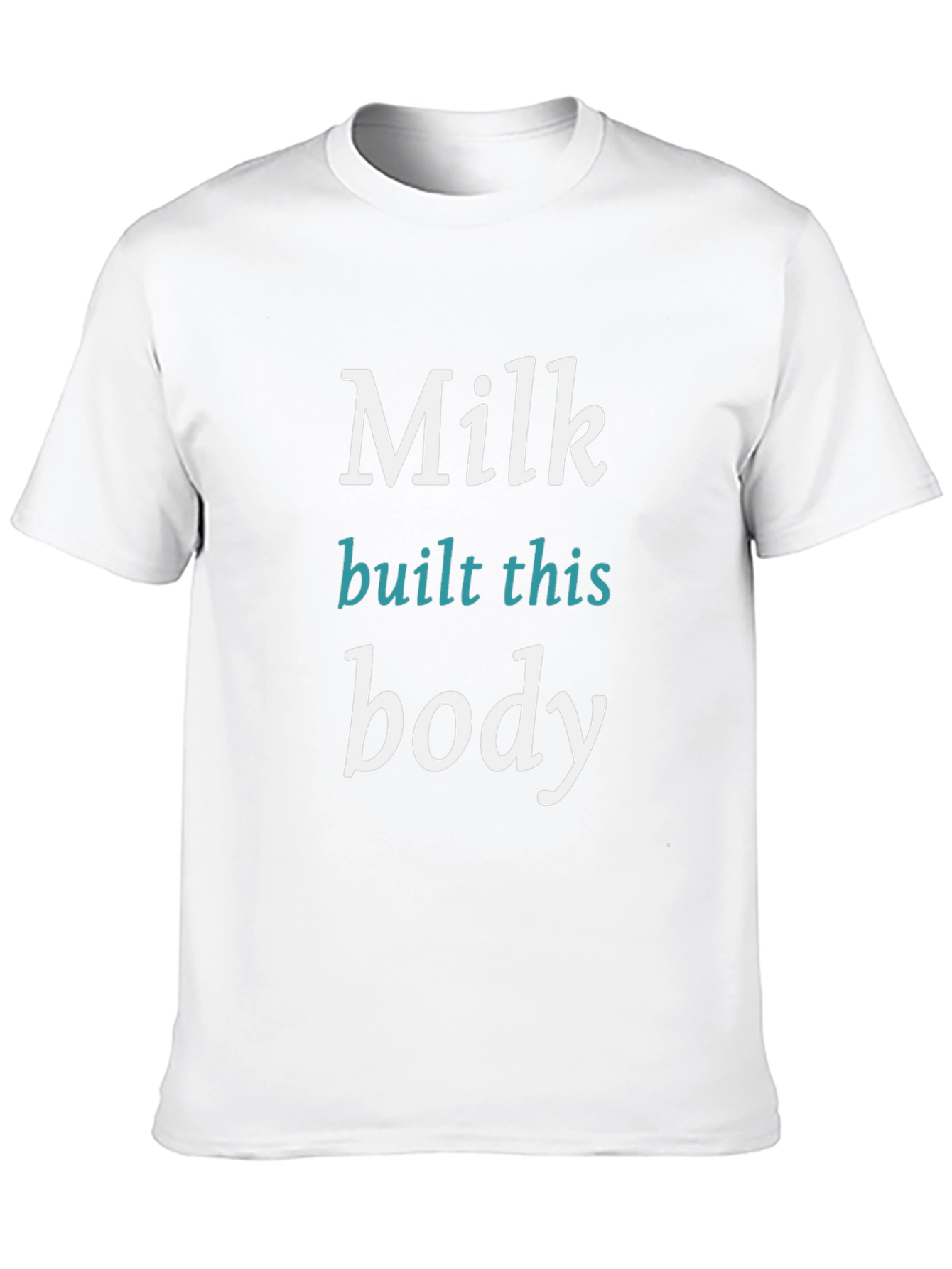 Milk Built This Body Black T-Shirt