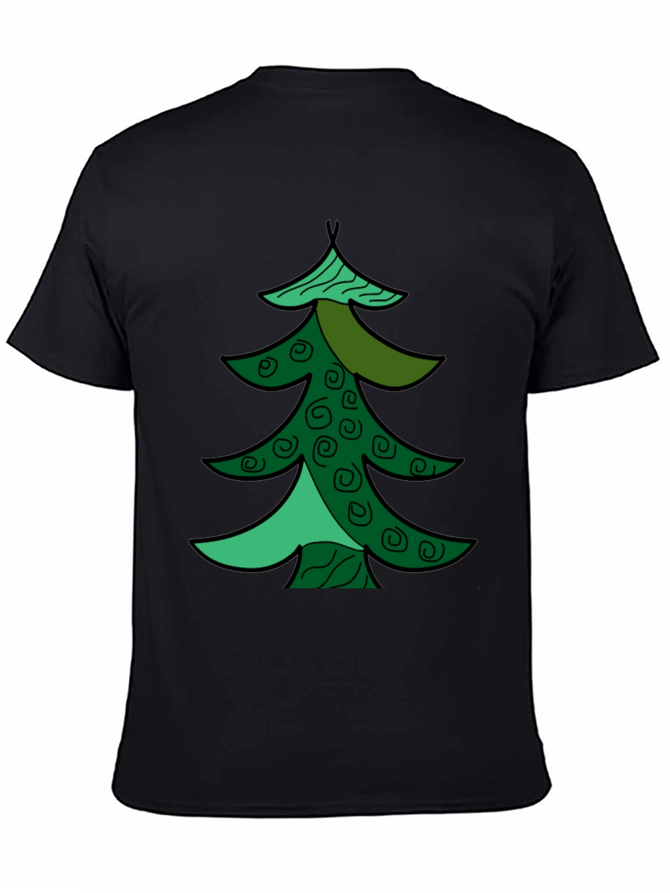 Christmas Tree Graphic Tee - Holiday Style
