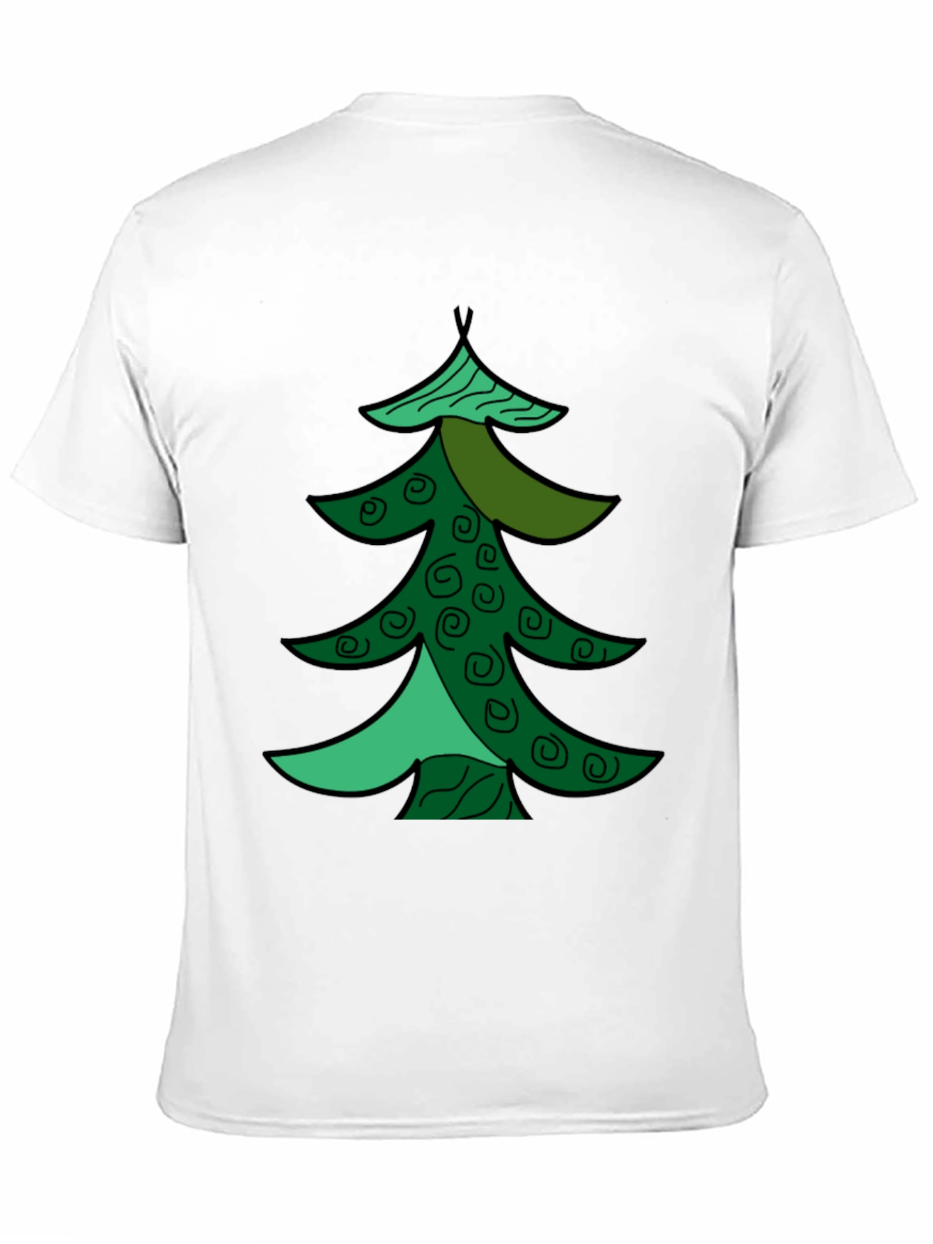 Christmas Tree Graphic Tee - Holiday Style