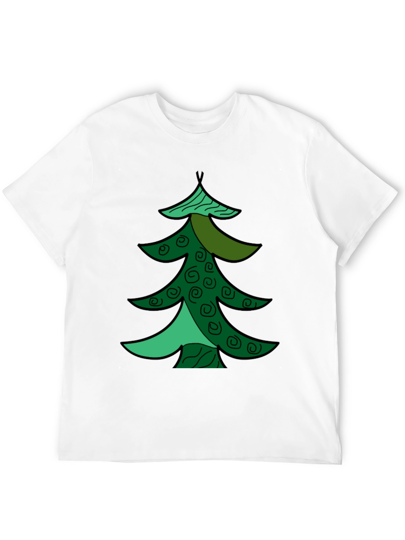 Christmas Tree Graphic Tee - Holiday Style