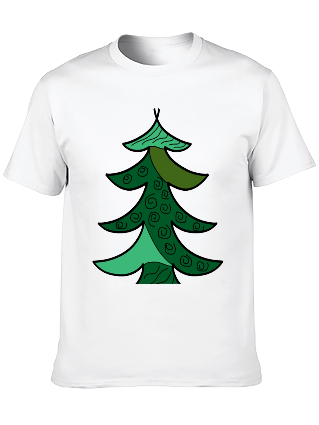 Christmas Tree Graphic Tee - Holiday Style