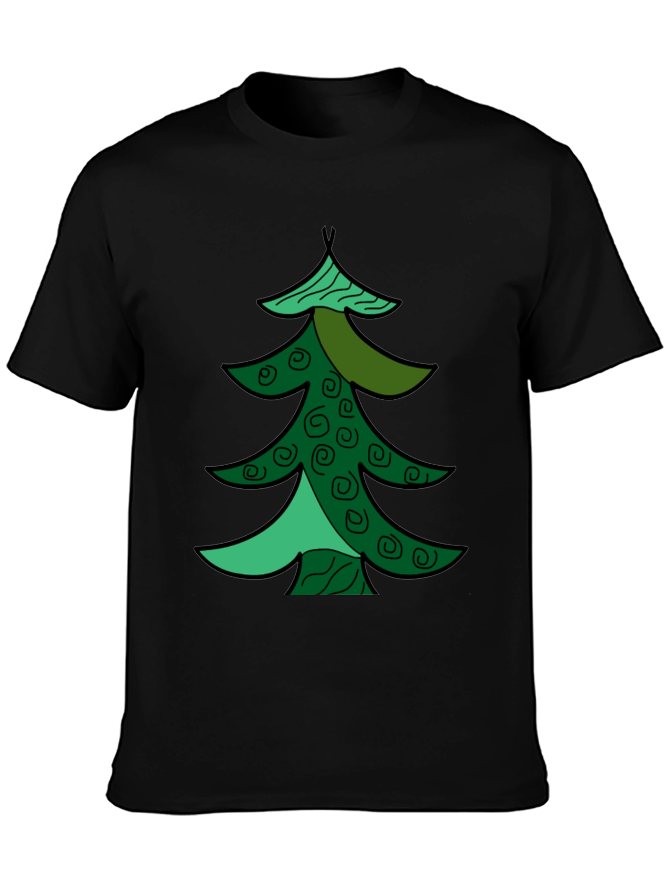 Christmas Tree Graphic Tee - Holiday Style