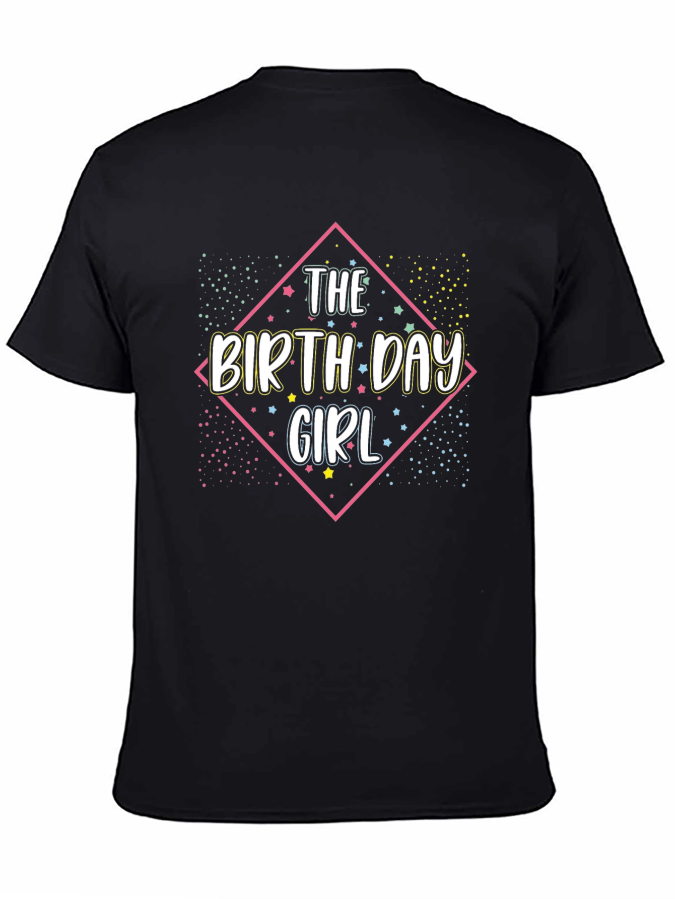 Birthday Girl Black Graphic Tee