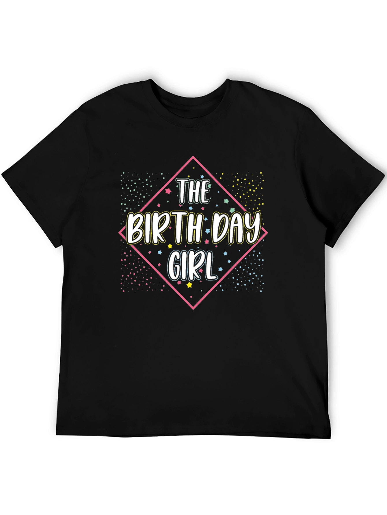 Birthday Girl Black Graphic Tee