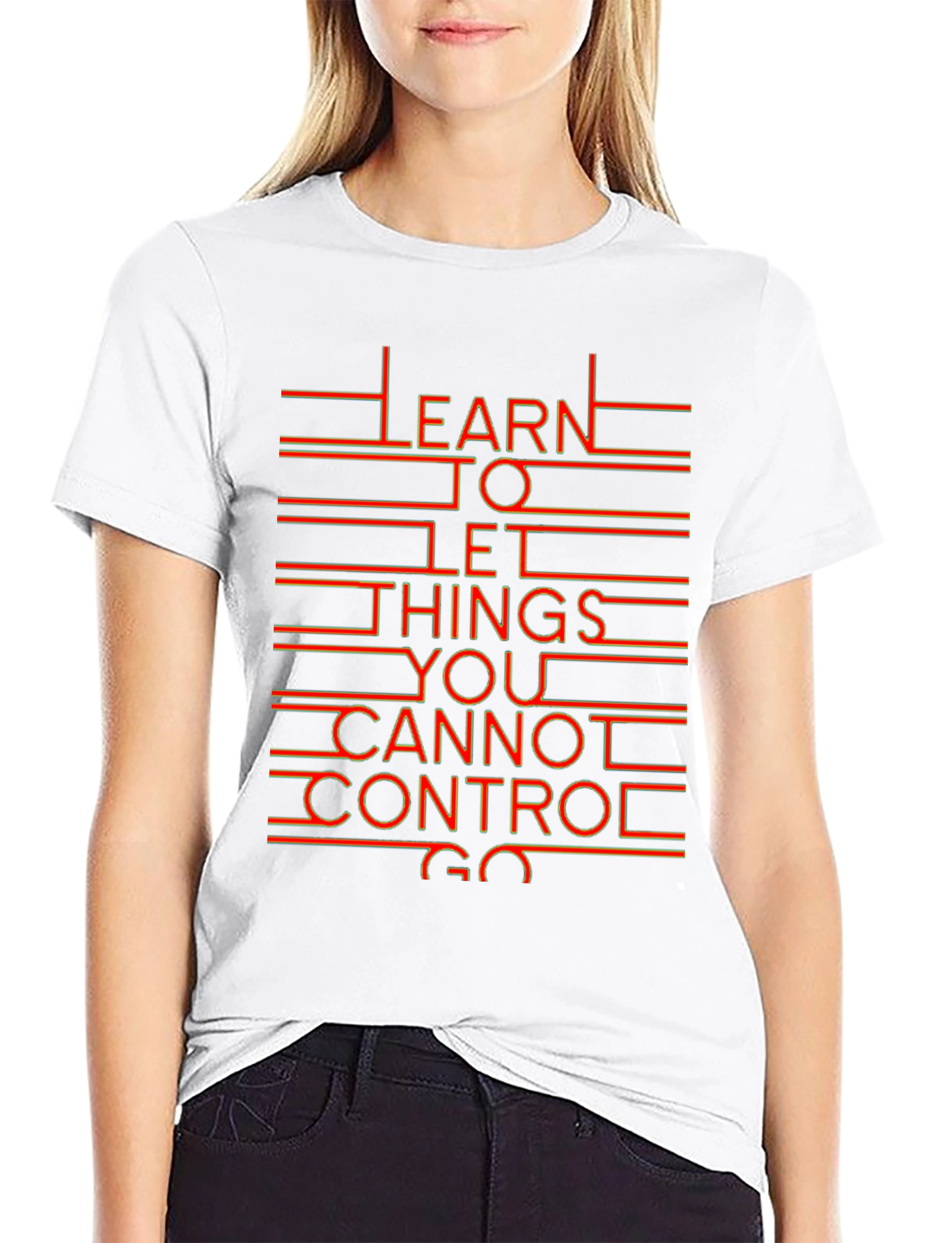 Learn to Let Go - Graphic Print T-Shirt