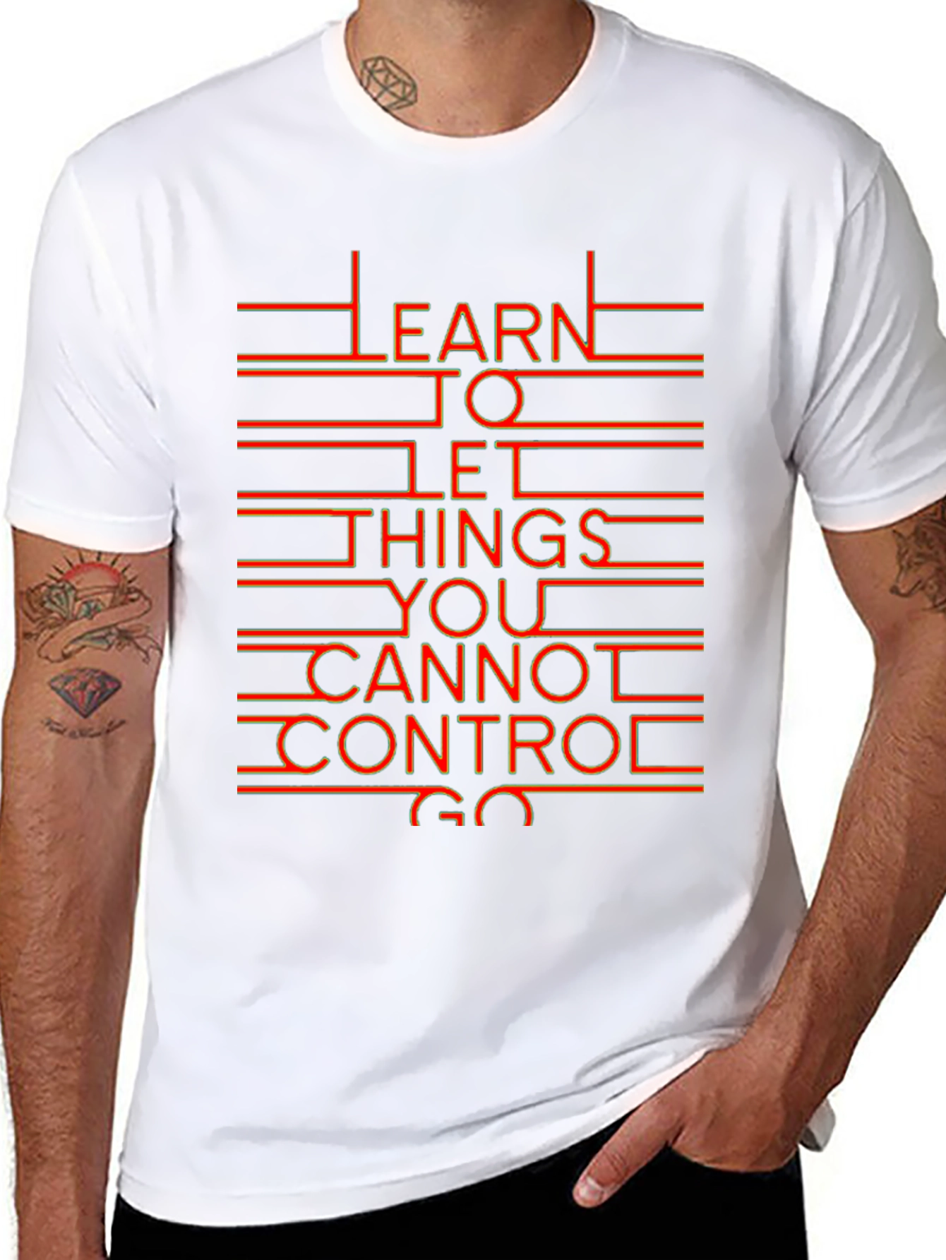 Learn to Let Go - Graphic Print T-Shirt