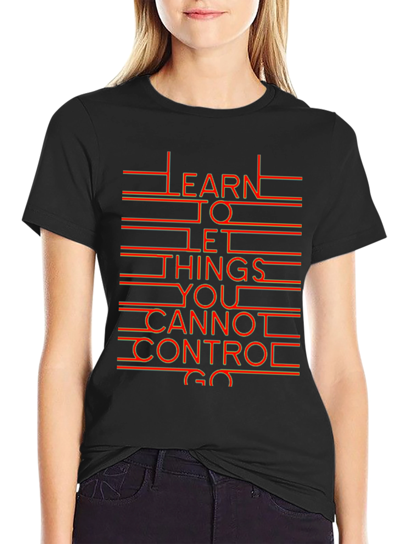 Learn to Let Go - Graphic Print T-Shirt
