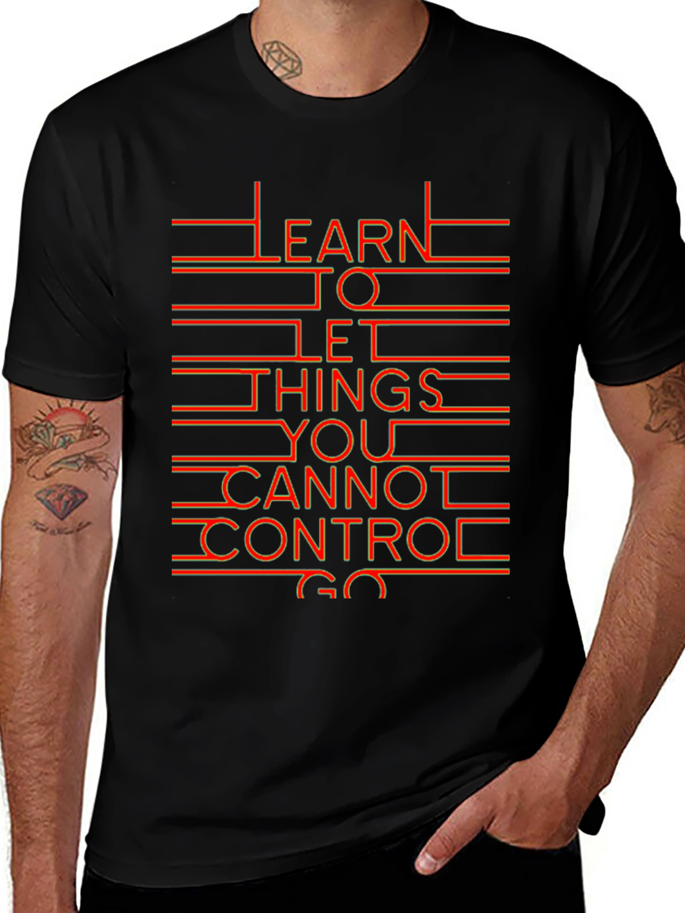 Learn to Let Go - Graphic Print T-Shirt