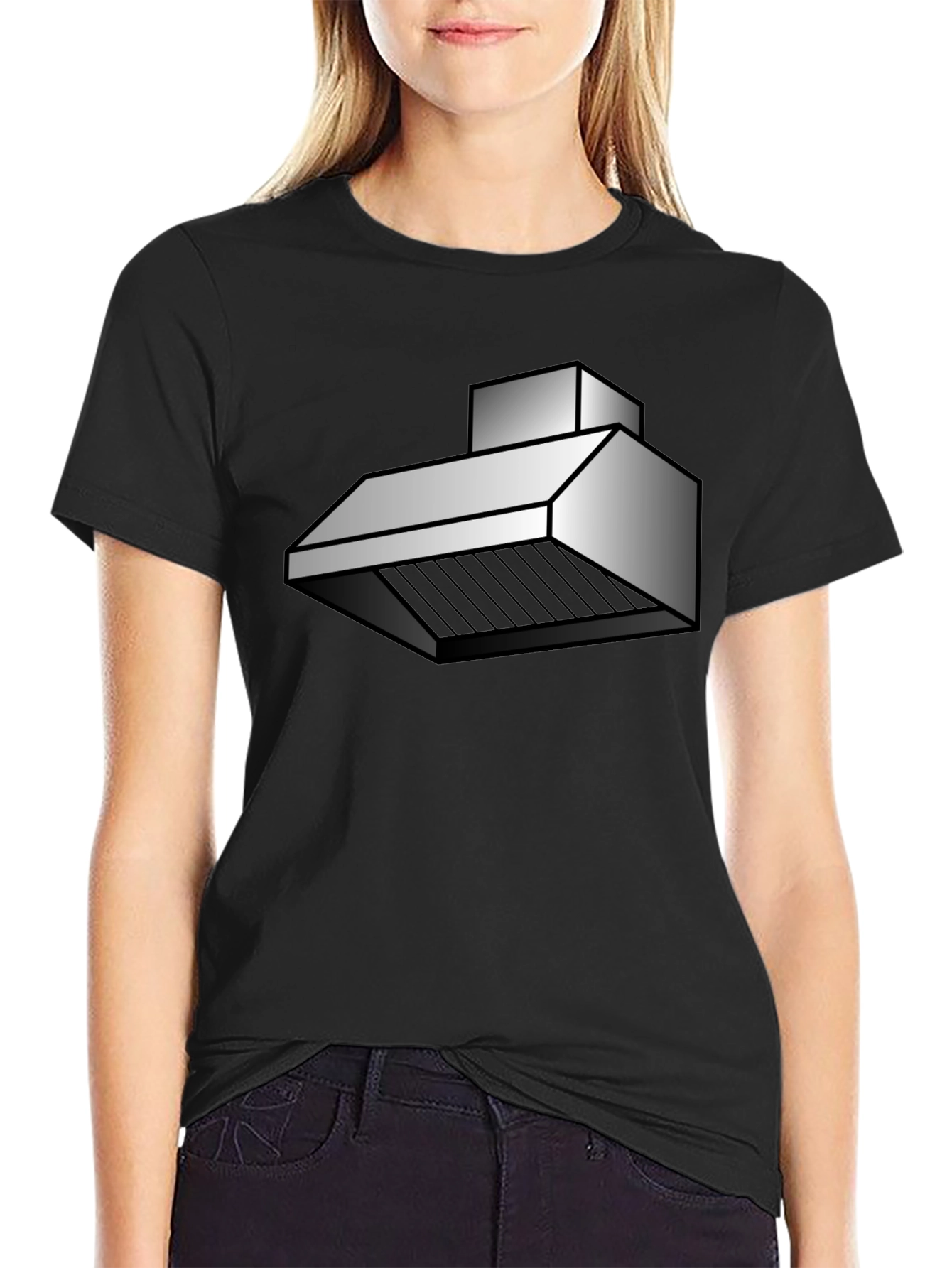 Kitchen Hood T-Shirt - Black Graphic Tee