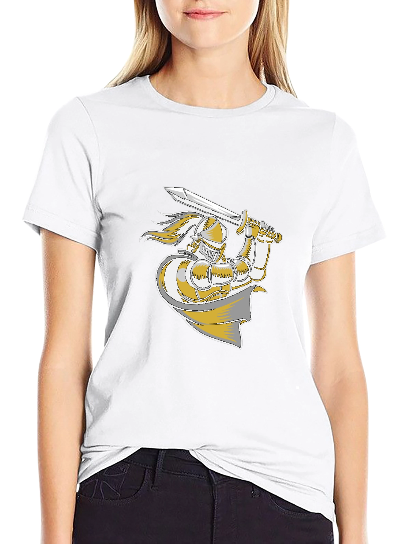 Knight Graphic T-Shirt - Black