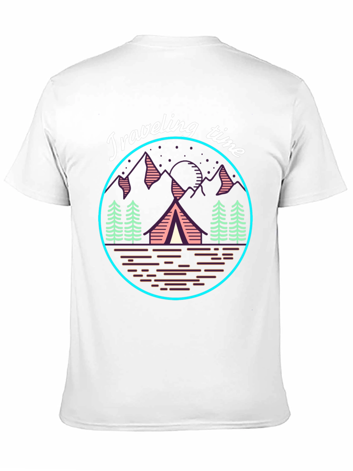 Traveling Time Graphic Tee | Camping Adventure T-Shirt