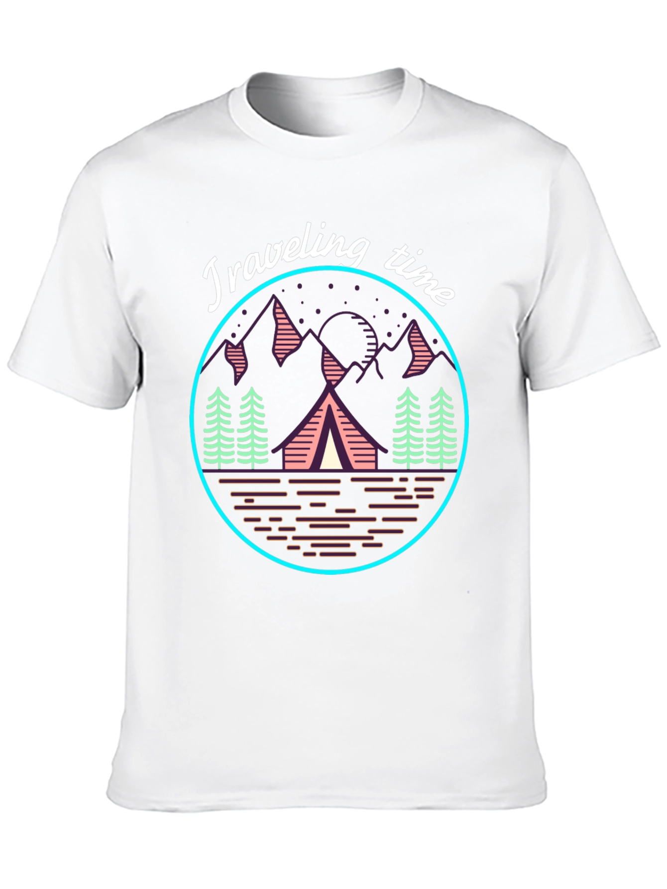 Traveling Time Graphic Tee | Camping Adventure T-Shirt