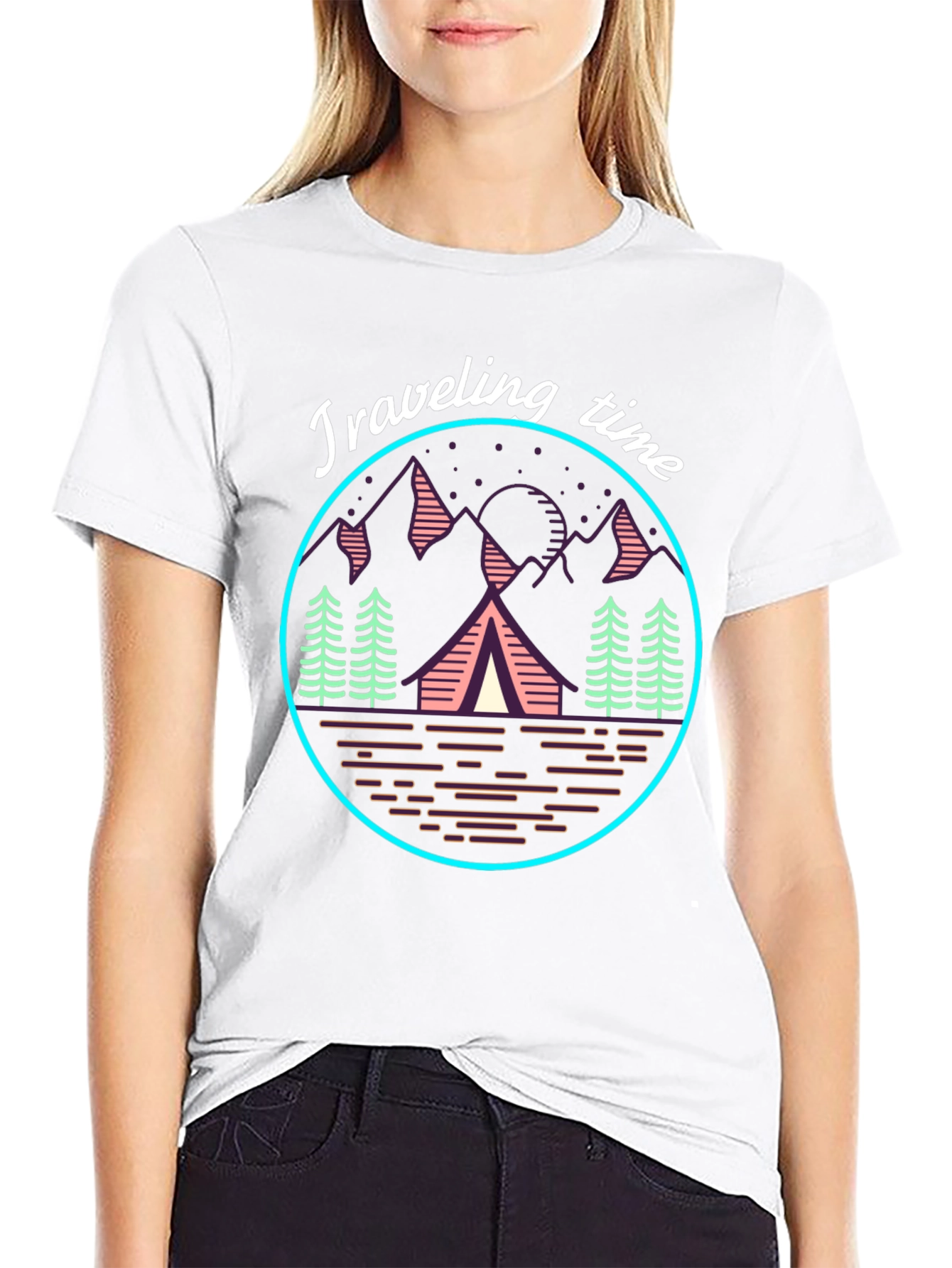 Traveling Time Graphic Tee | Camping Adventure T-Shirt