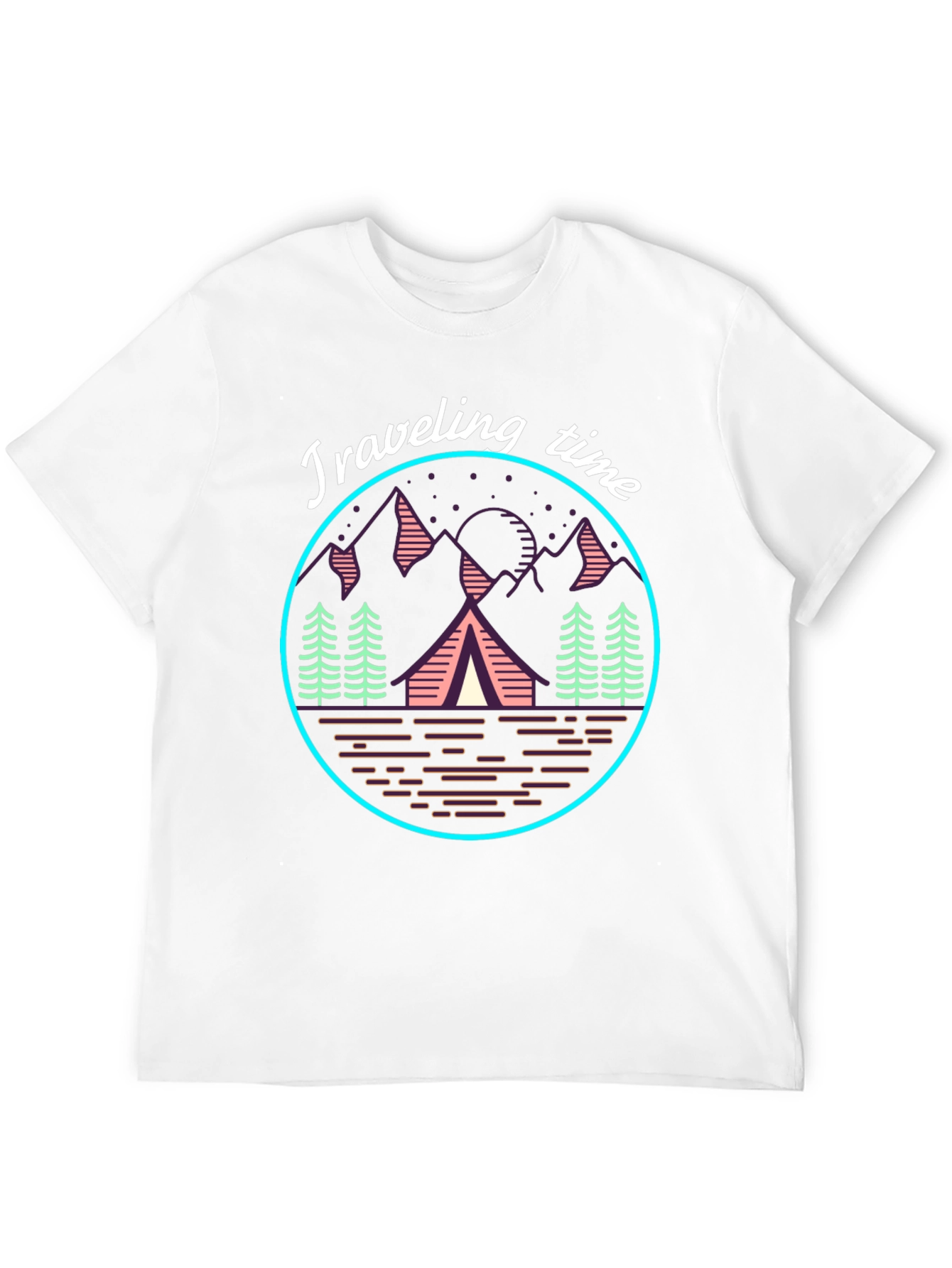 Traveling Time Graphic Tee | Camping Adventure T-Shirt