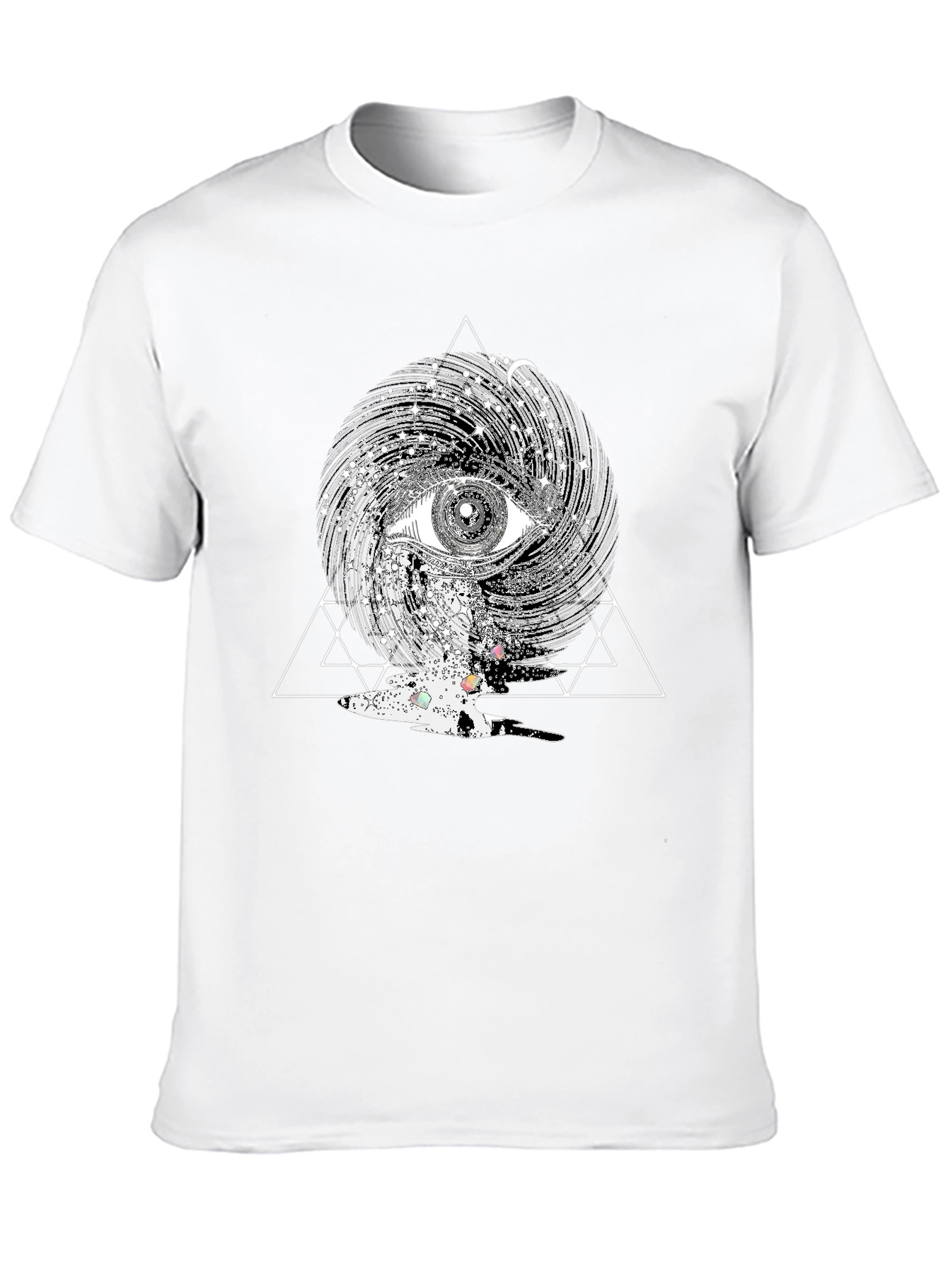 Mystic Eye Graphic Tee - Black