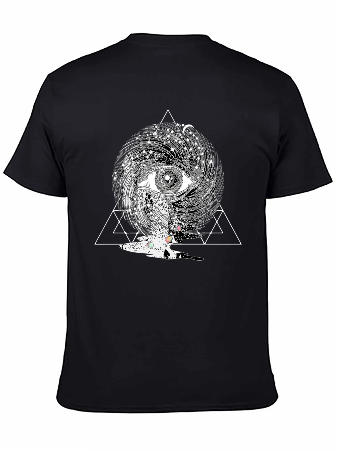 Mystic Eye Graphic Tee - Black