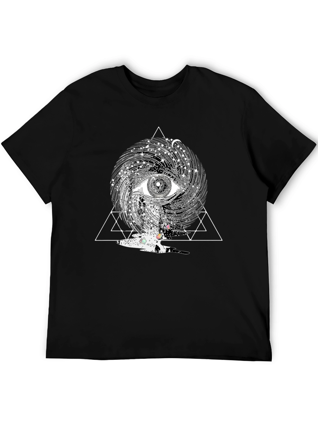 Mystic Eye Graphic Tee - Black