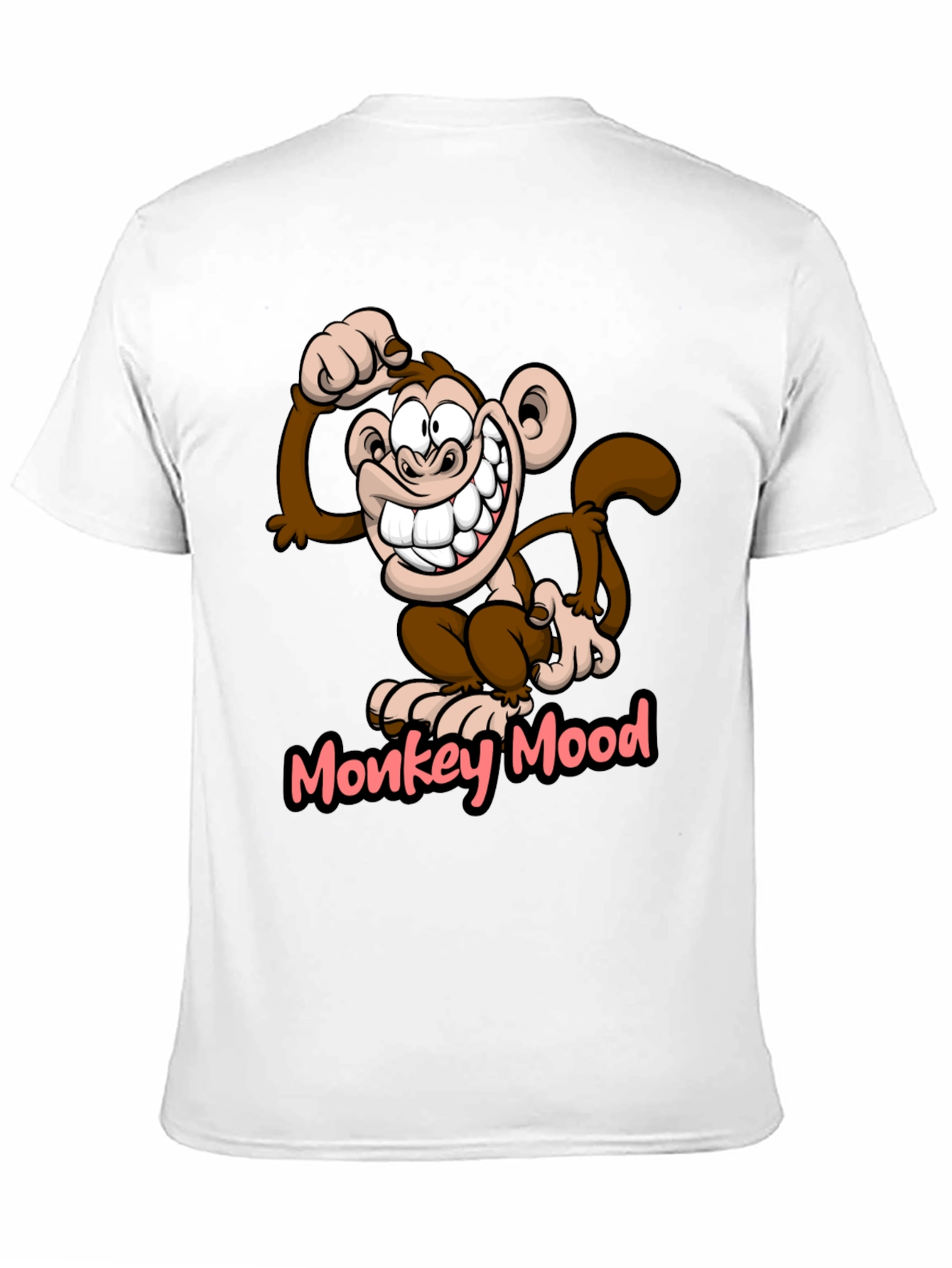 Monkey Mood Graphic T-Shirt - Fun Novelty Tee