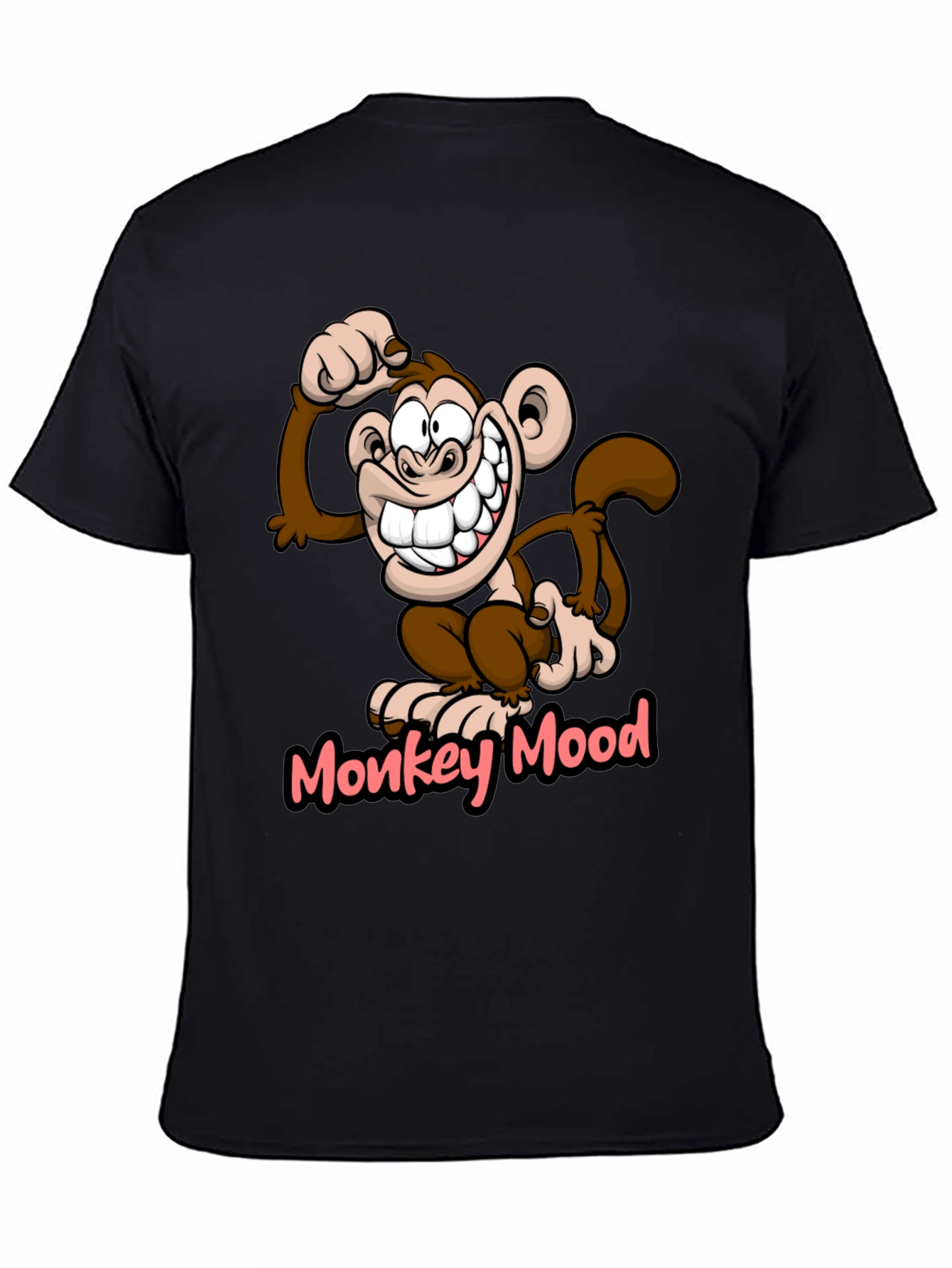 Monkey Mood Graphic T-Shirt - Fun Novelty Tee