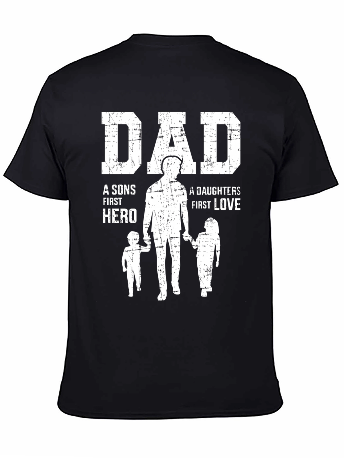 Dad Hero Graphic T-Shirt Fathers Day Gift