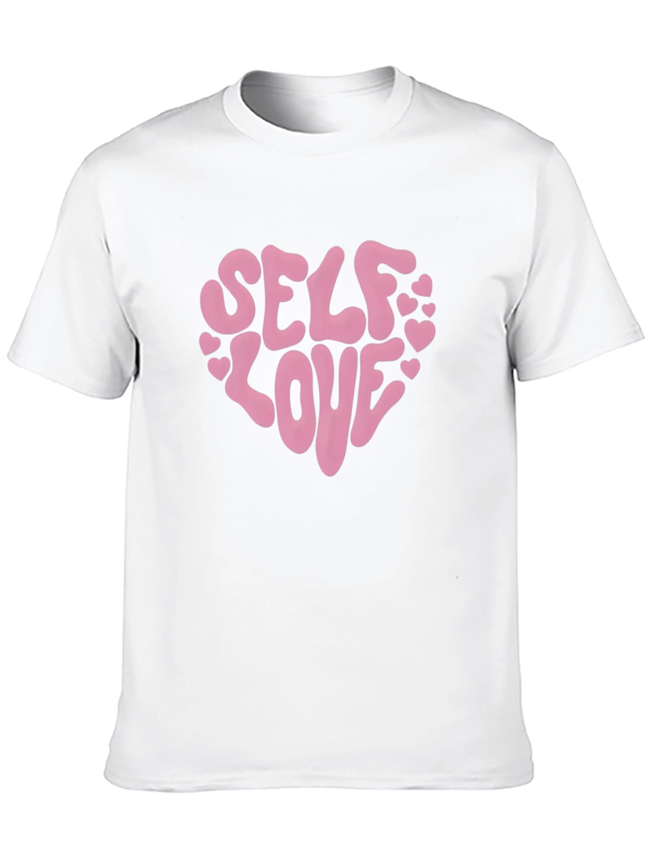 Self Love Heart Graphic Tee - Black