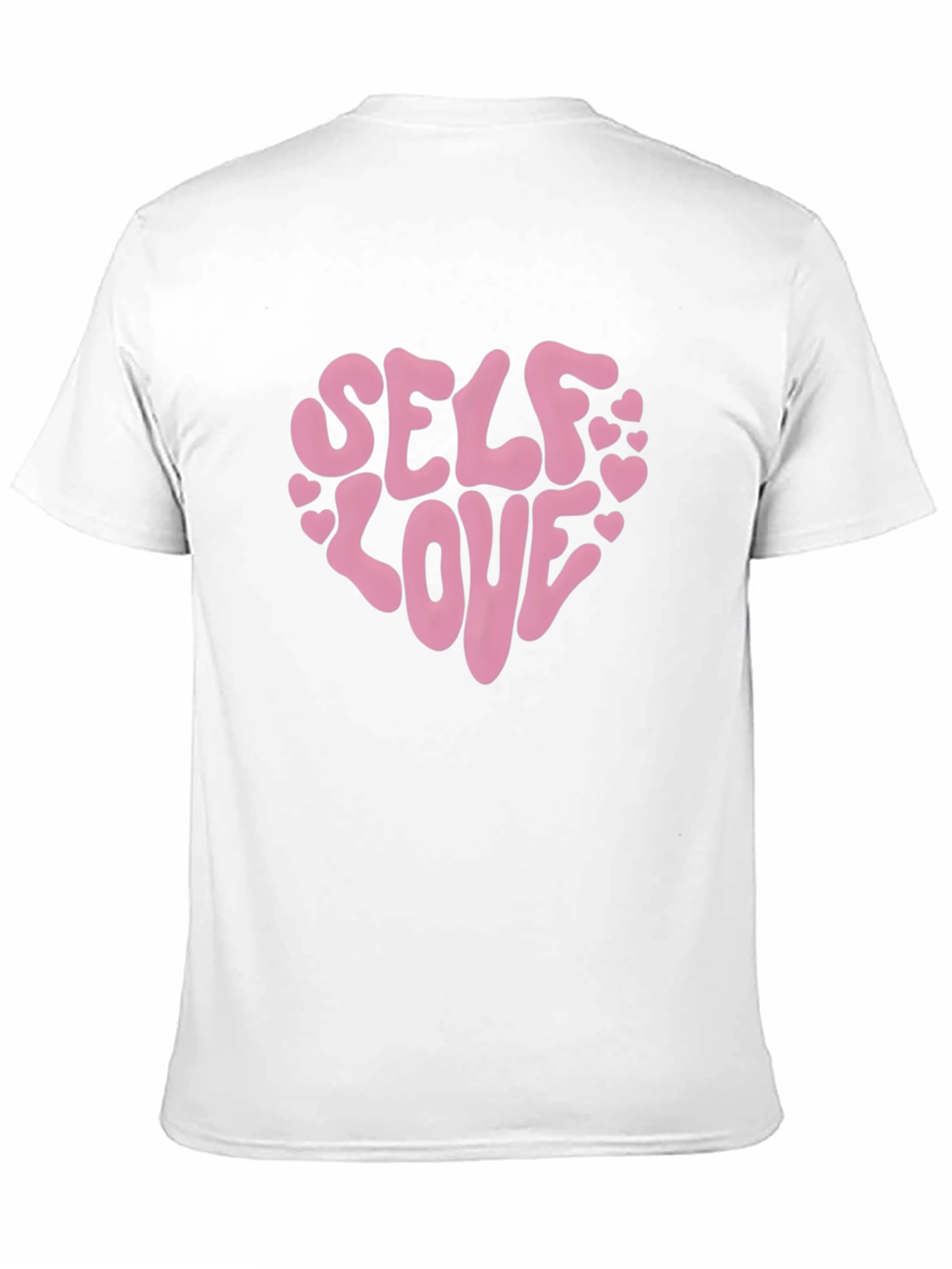Self Love Heart Graphic Tee - Black
