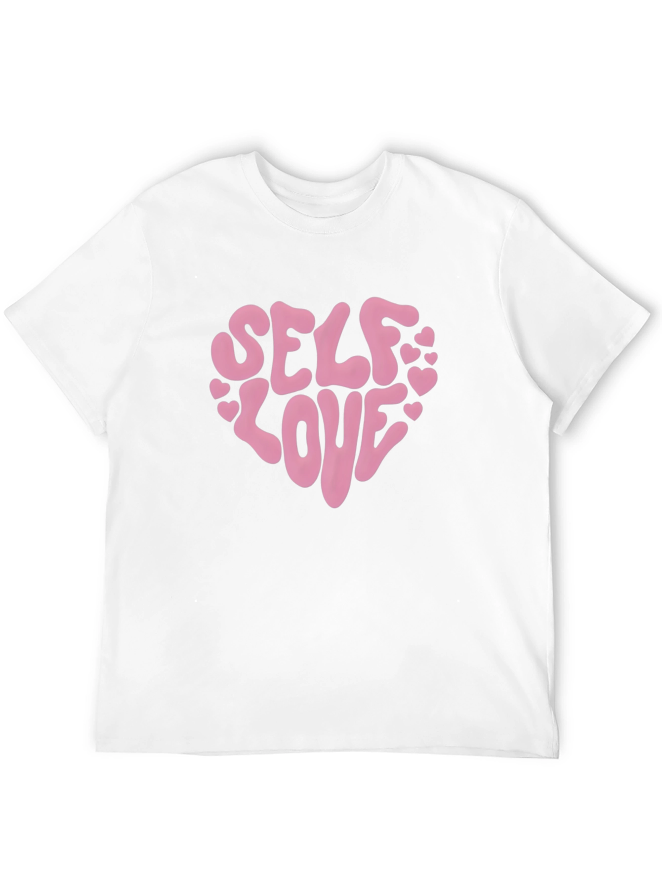 Self Love Heart Graphic Tee - Black