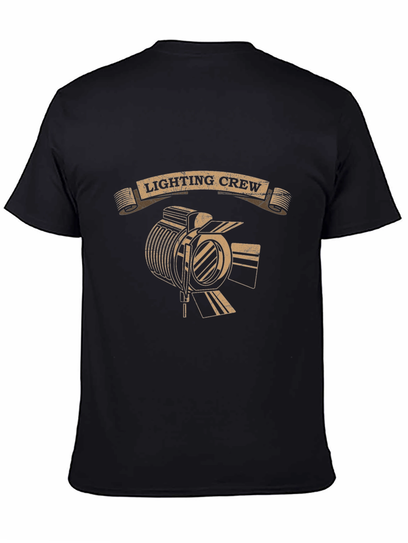 Lighting Crew T-Shirt - Black Graphic Tee
