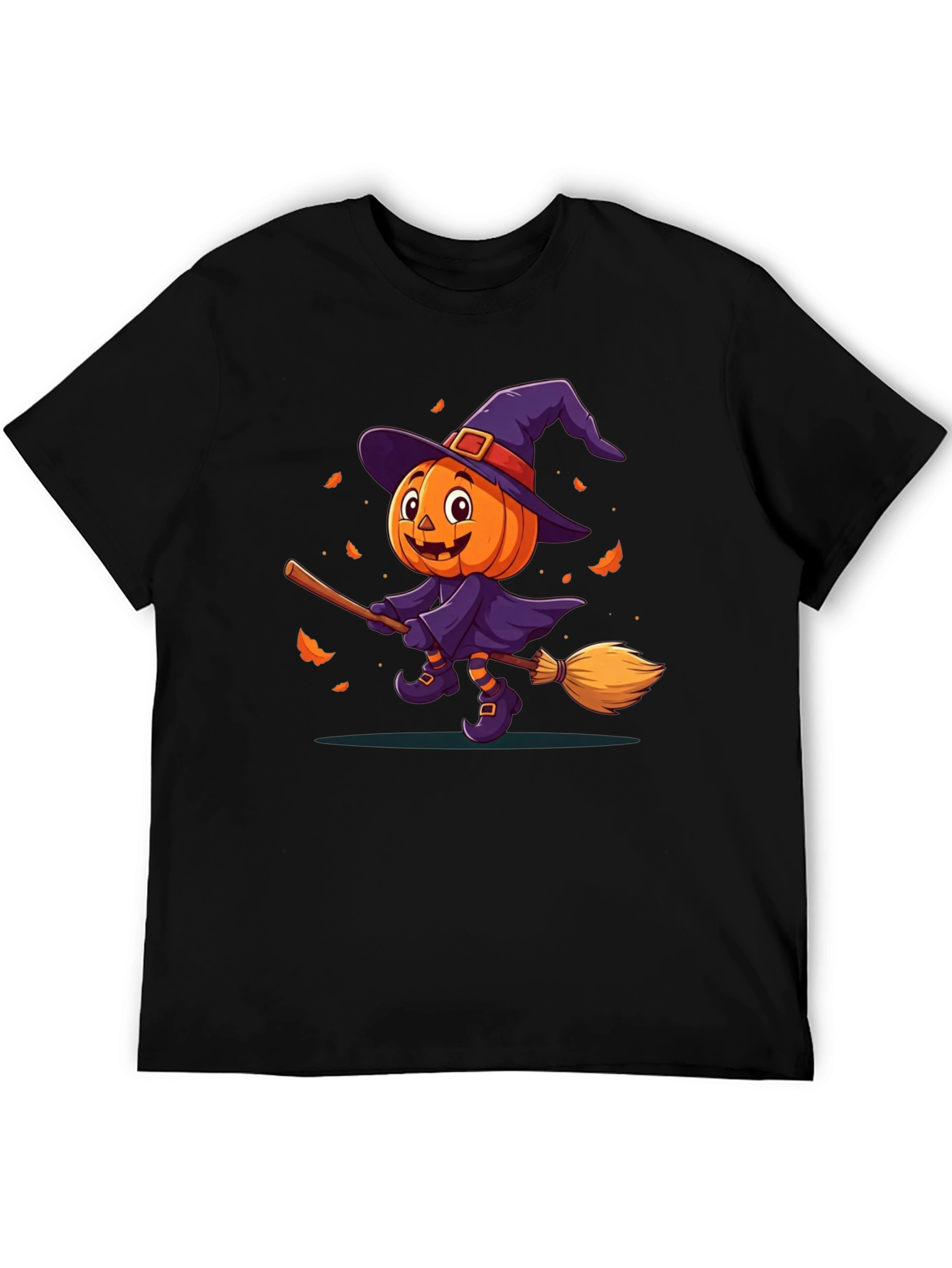 Halloween Pumpkin Witch T-Shirt