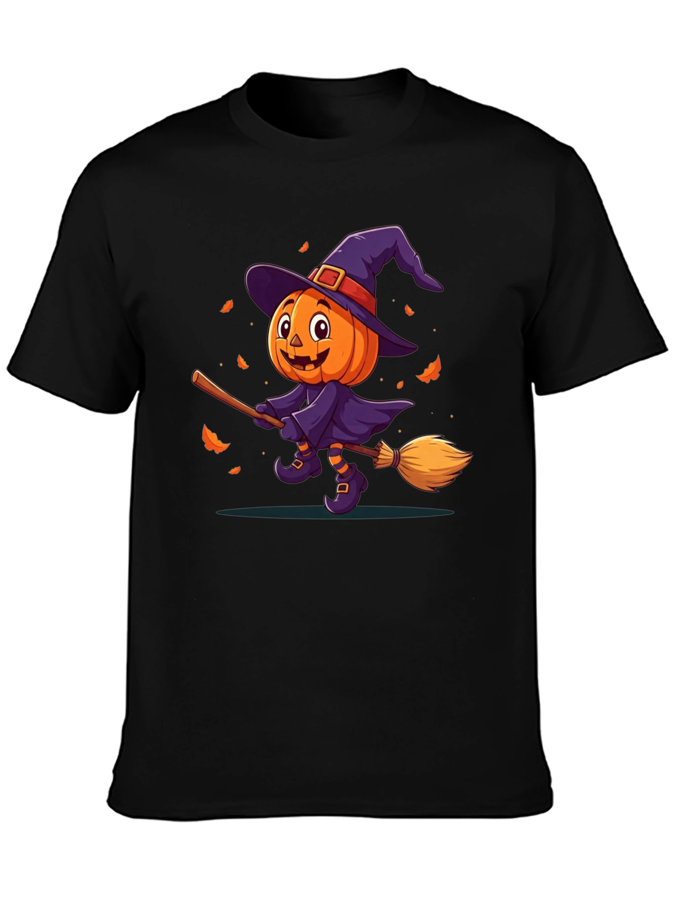 Halloween Pumpkin Witch T-Shirt