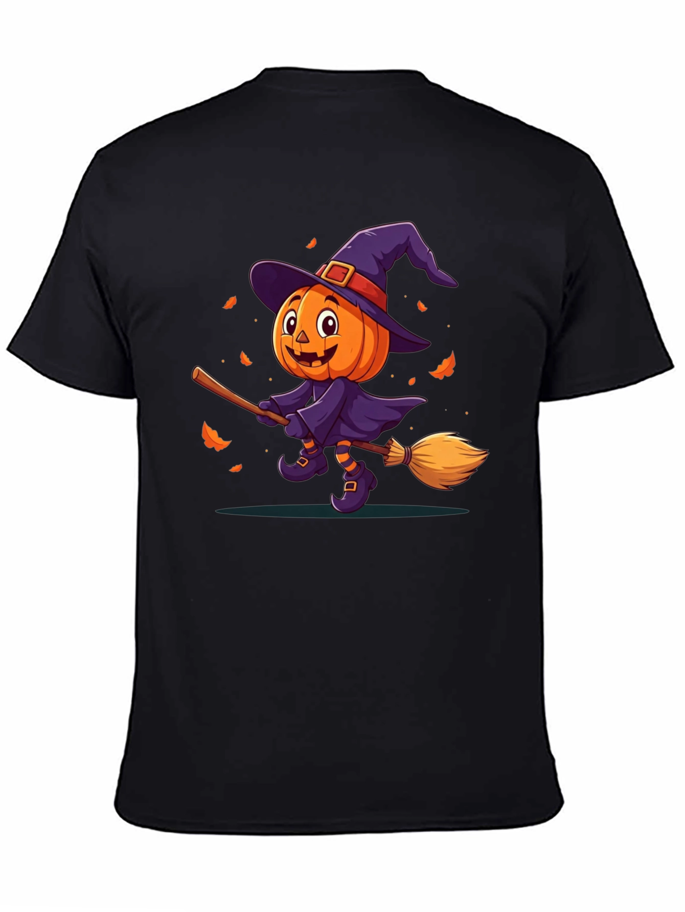 Halloween Pumpkin Witch T-Shirt