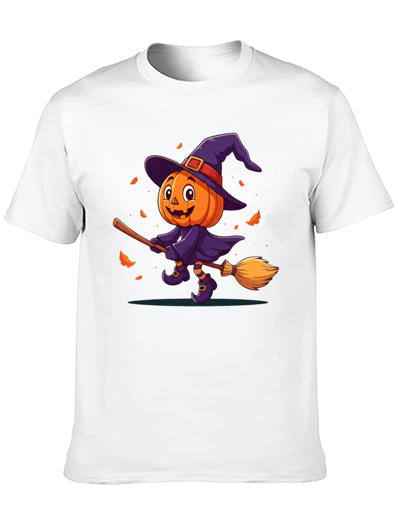 Halloween Pumpkin Witch T-Shirt