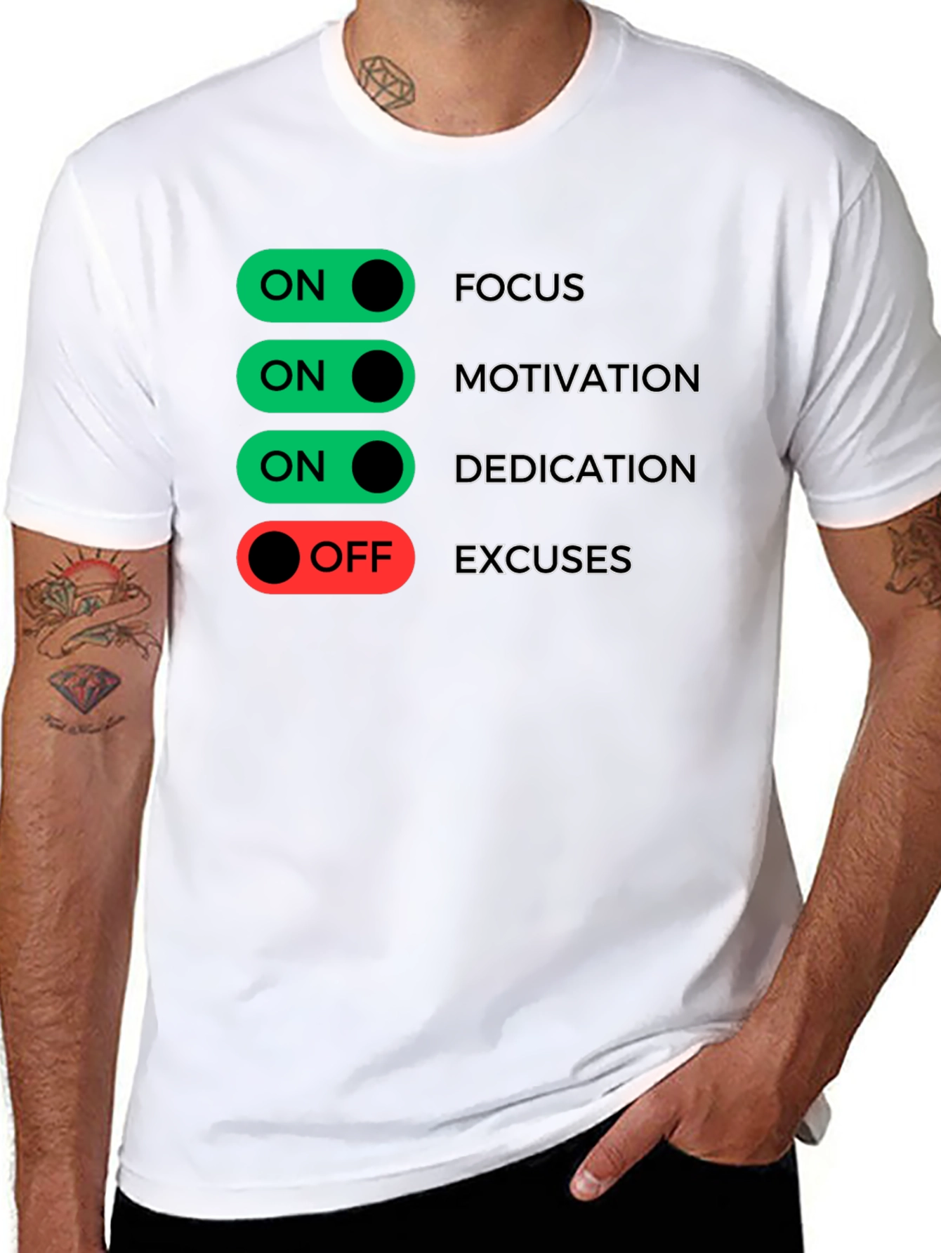 Focus Motivation Dedication T-Shirt